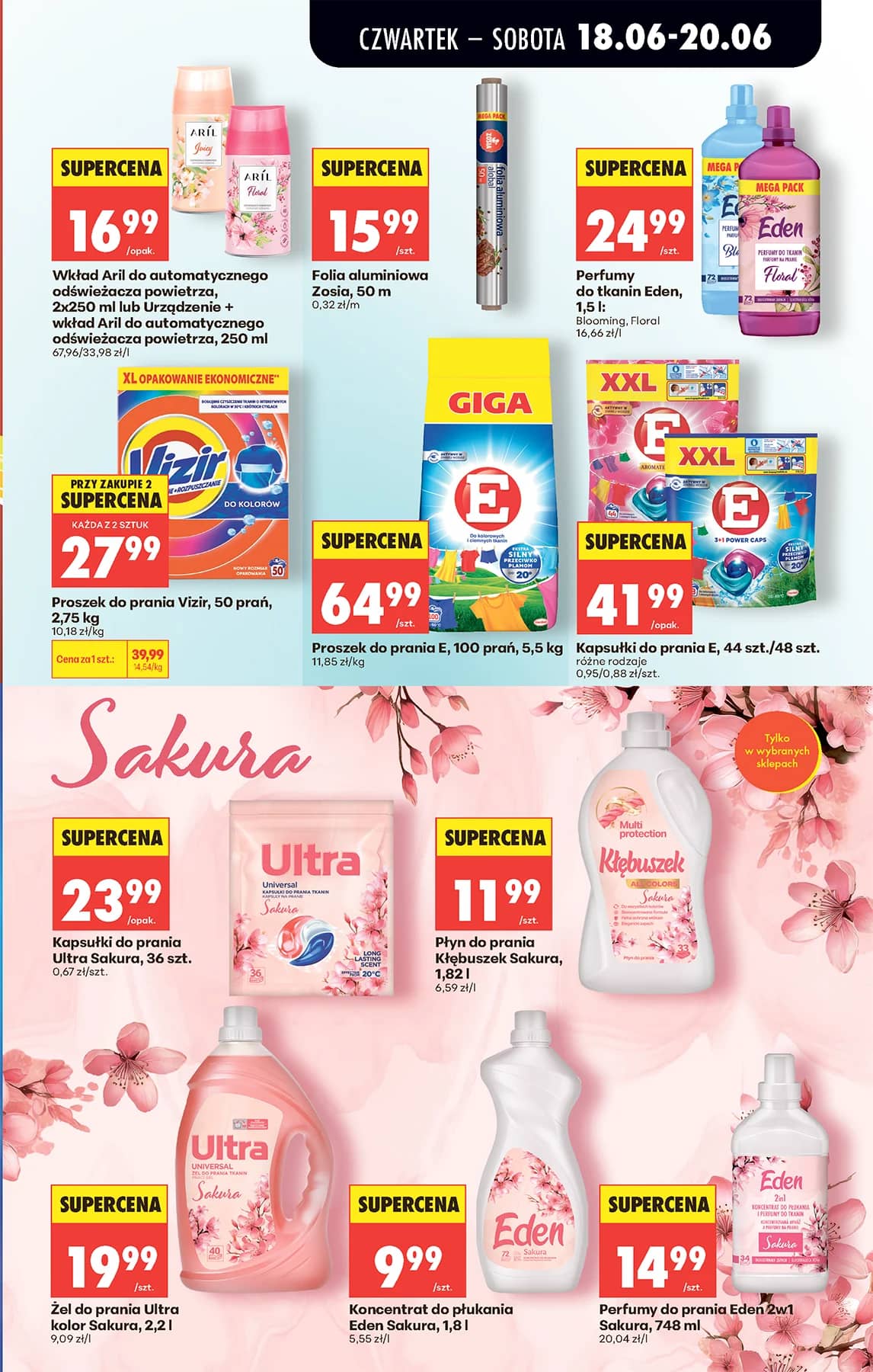 Biedronka - Codziennie niskie ceny P - oferta od 18.06 87 puslapis