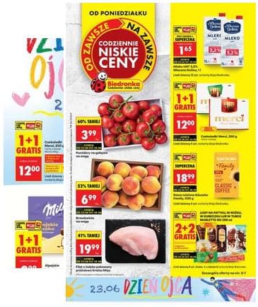 Biedronka - Codziennie niskie ceny P - oferta od 22.06 2026-06-22 – 2026-06-28