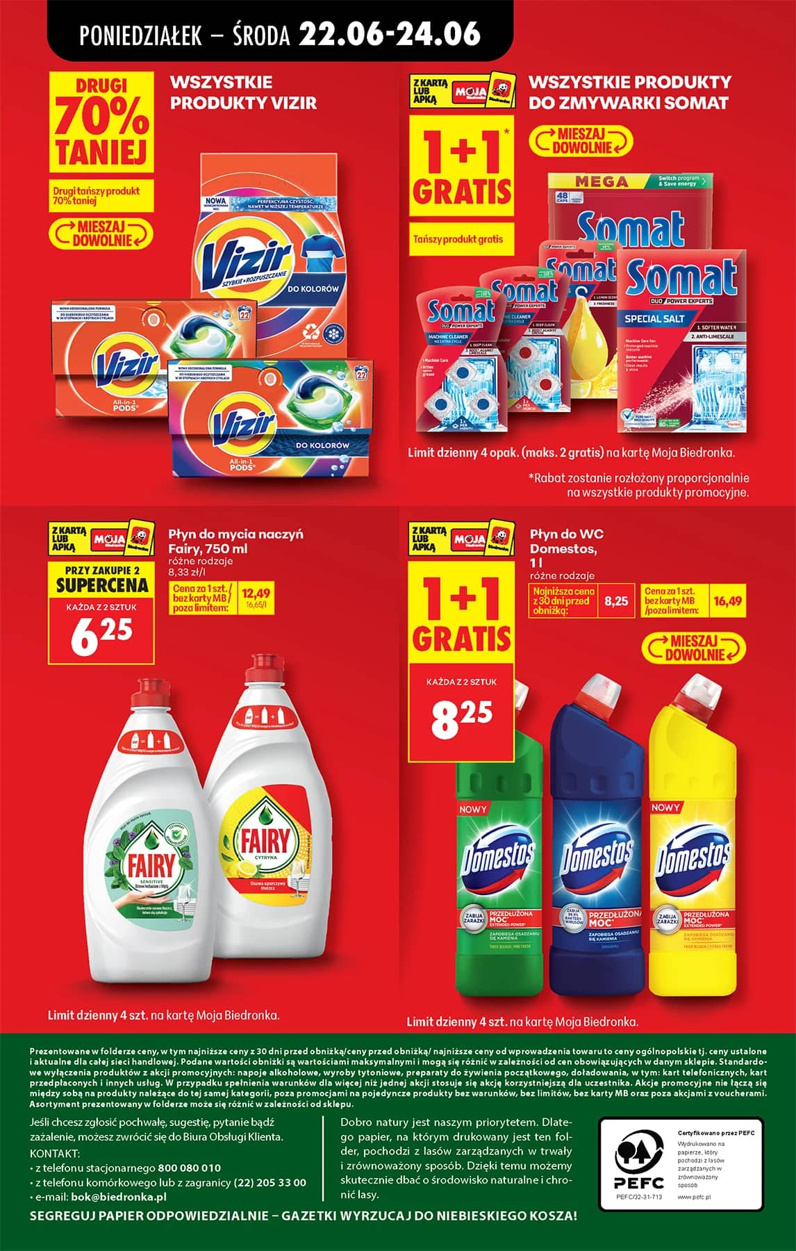 Biedronka - Codziennie niskie ceny P - oferta od 22.06 100 puslapis