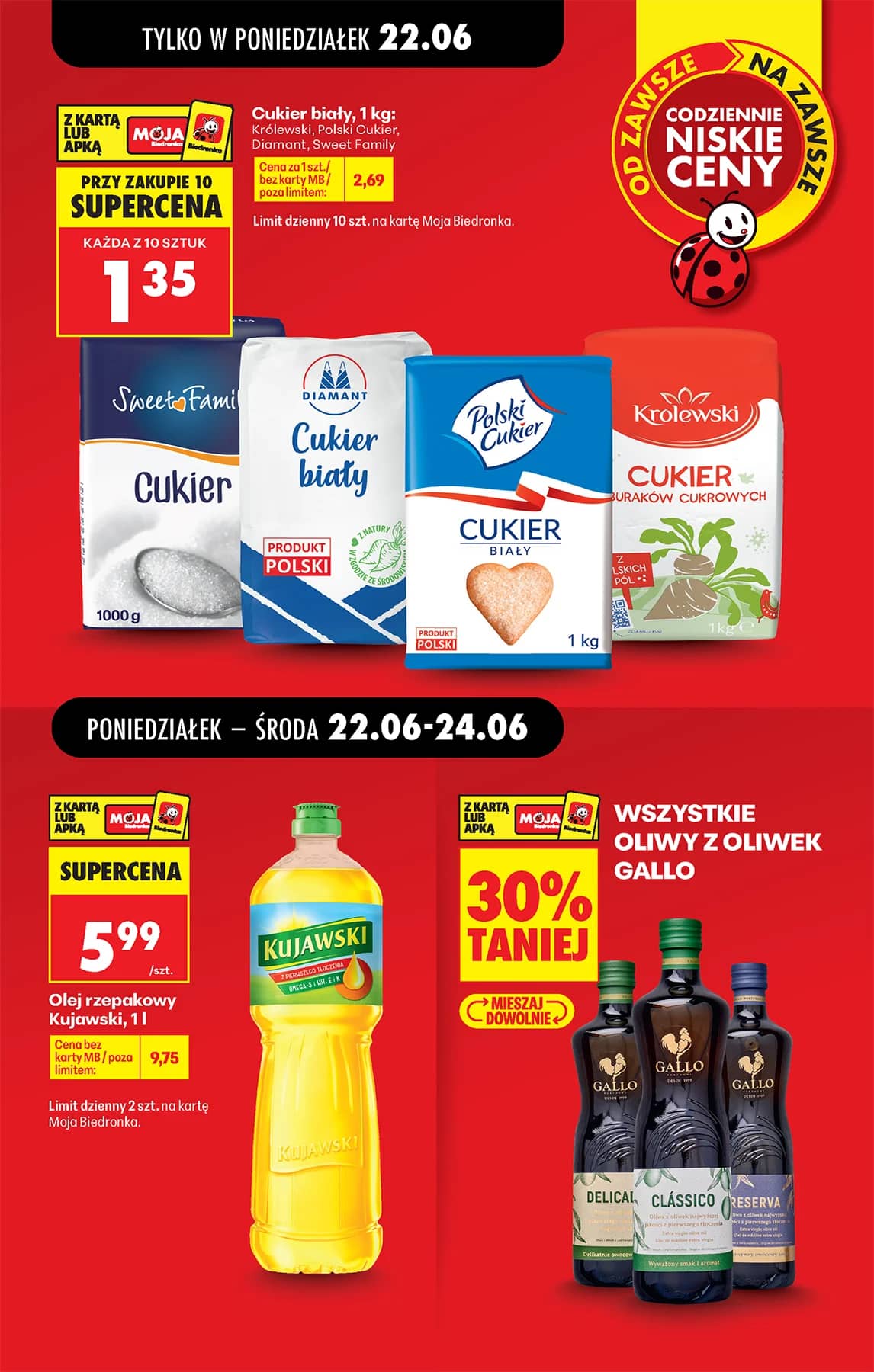 Biedronka - Codziennie niskie ceny P - oferta od 22.06 15 puslapis