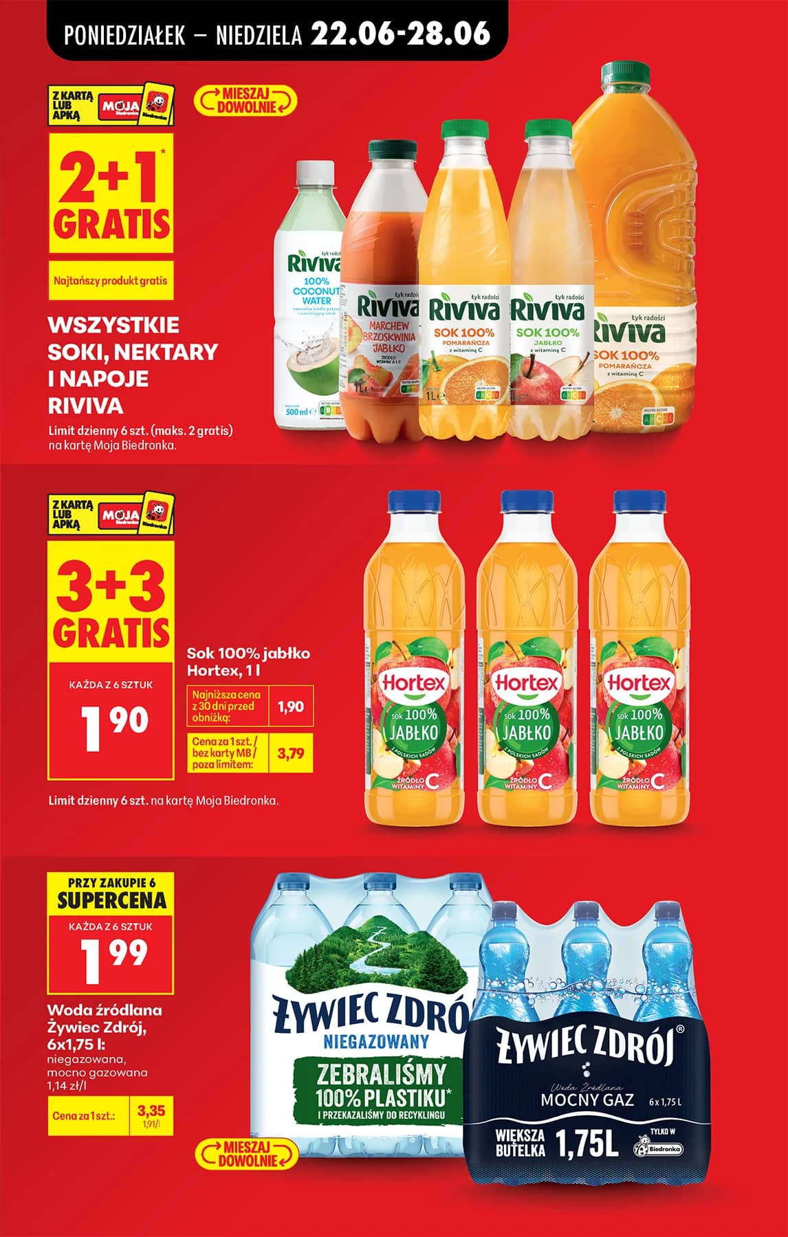 Biedronka - Codziennie niskie ceny P - oferta od 22.06 17 puslapis