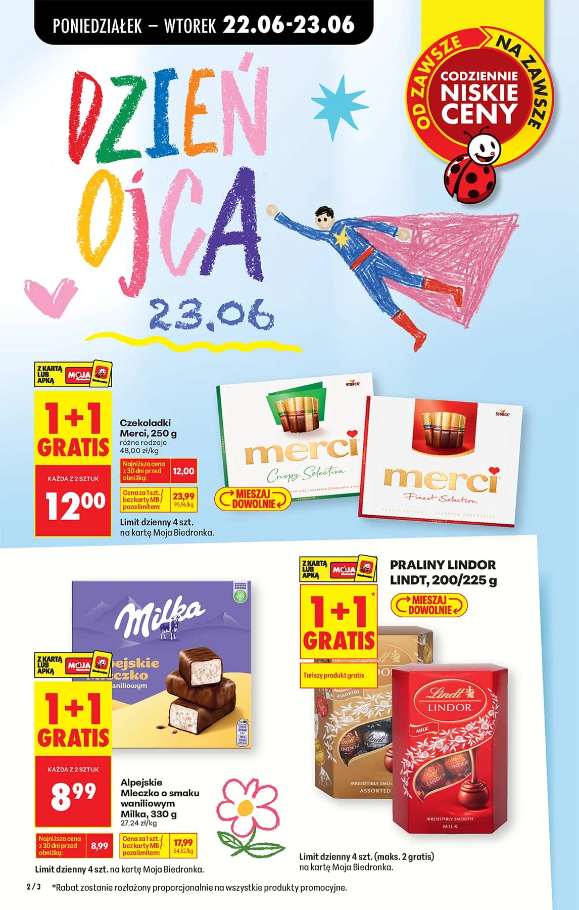 Biedronka - Codziennie niskie ceny P - oferta od 22.06 2 puslapis