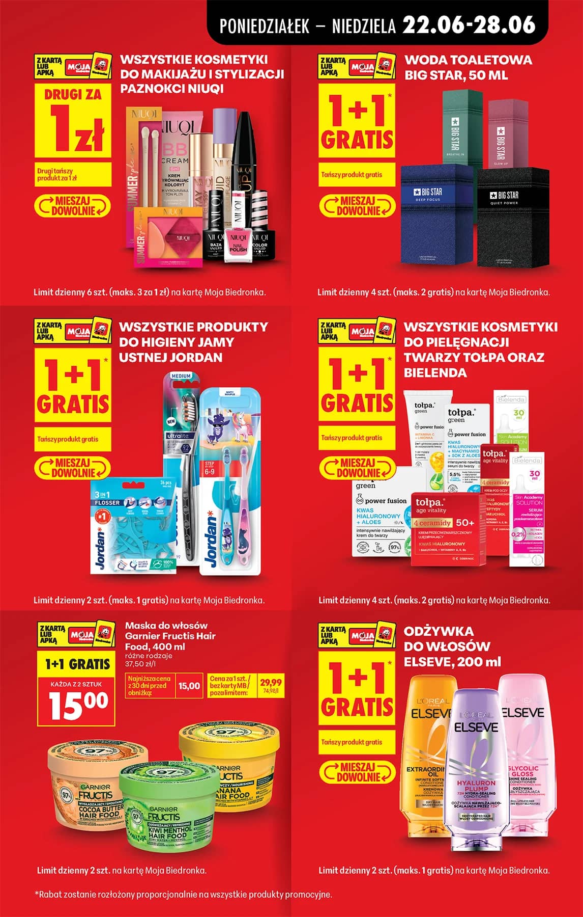 Biedronka - Codziennie niskie ceny P - oferta od 22.06 21 puslapis