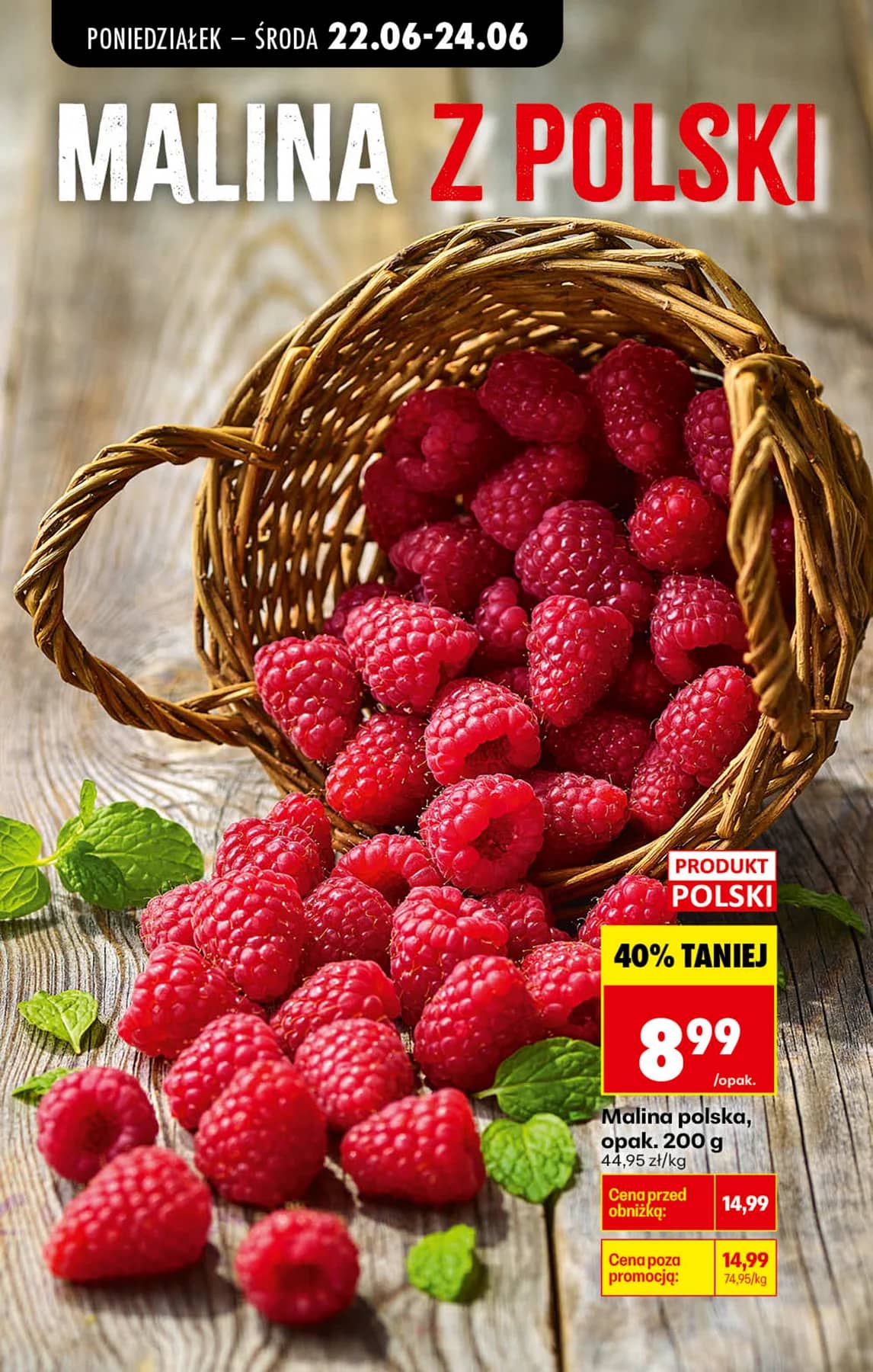 Biedronka - Codziennie niskie ceny P - oferta od 22.06 40 puslapis