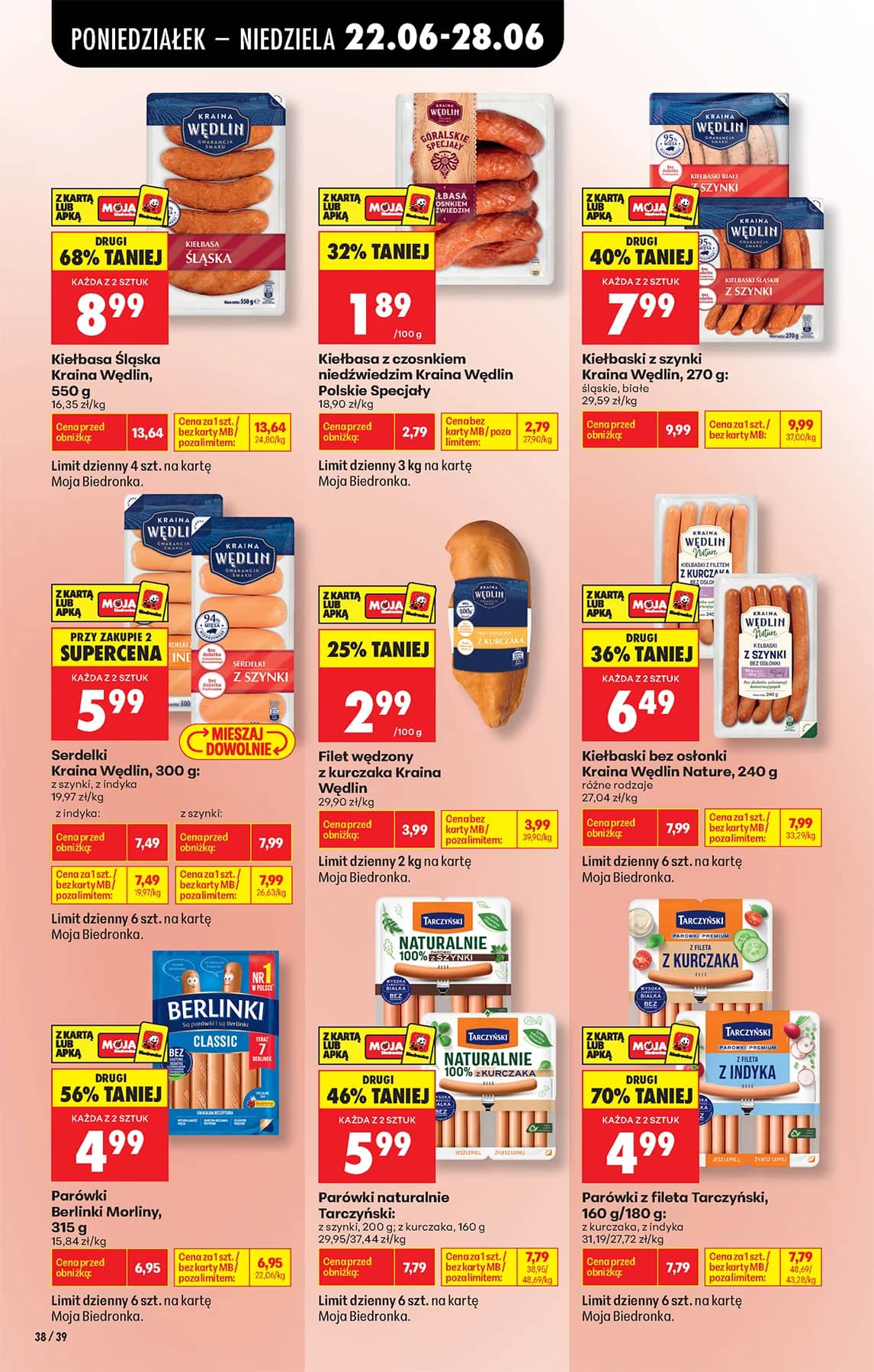 Biedronka - Codziennie niskie ceny P - oferta od 22.06 54 puslapis