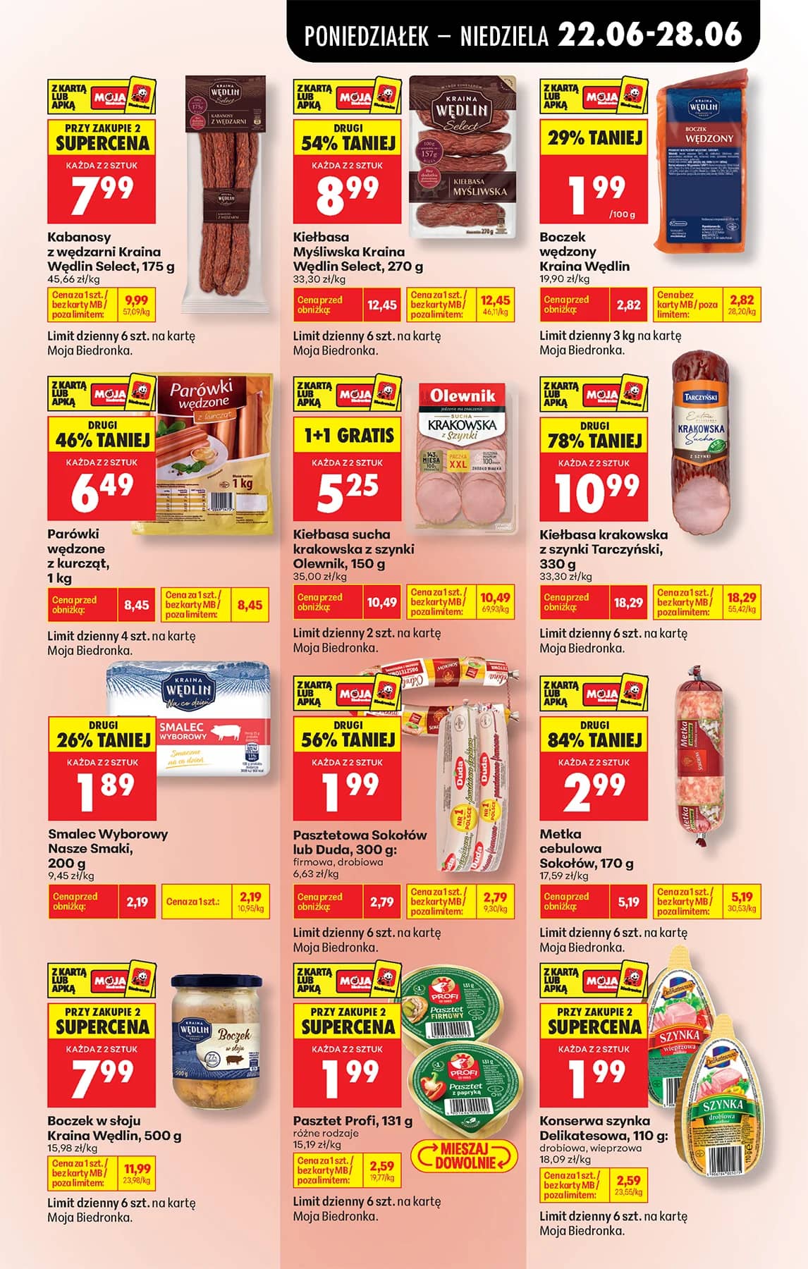 Biedronka - Codziennie niskie ceny P - oferta od 22.06 55 puslapis