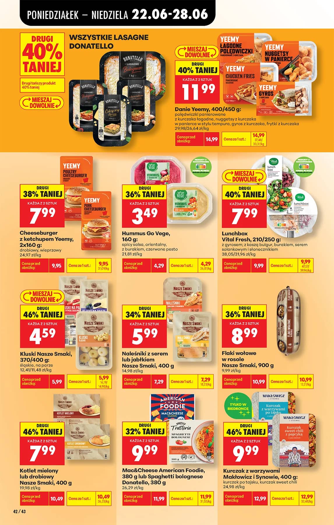 Biedronka - Codziennie niskie ceny P - oferta od 22.06 60 puslapis