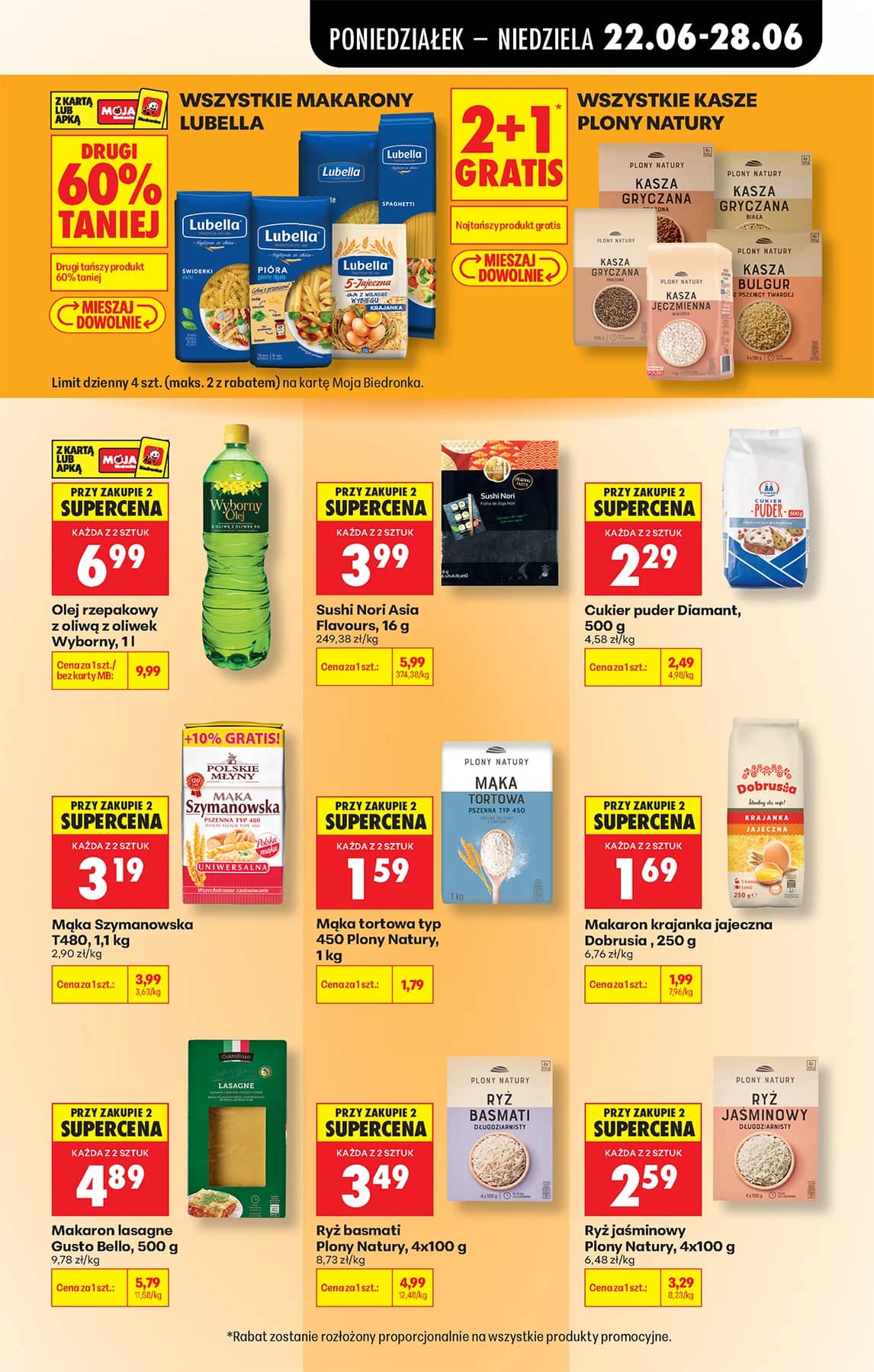 Biedronka - Codziennie niskie ceny P - oferta od 22.06 61 puslapis