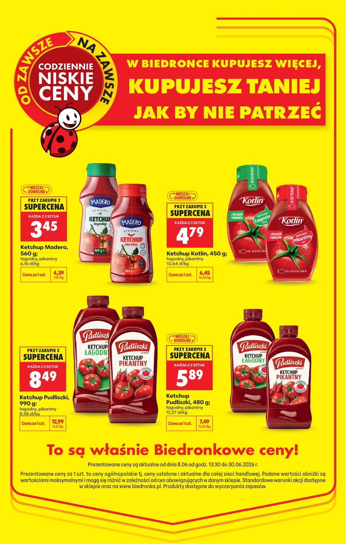 Biedronka - Codziennie niskie ceny P - oferta od 22.06 65 puslapis