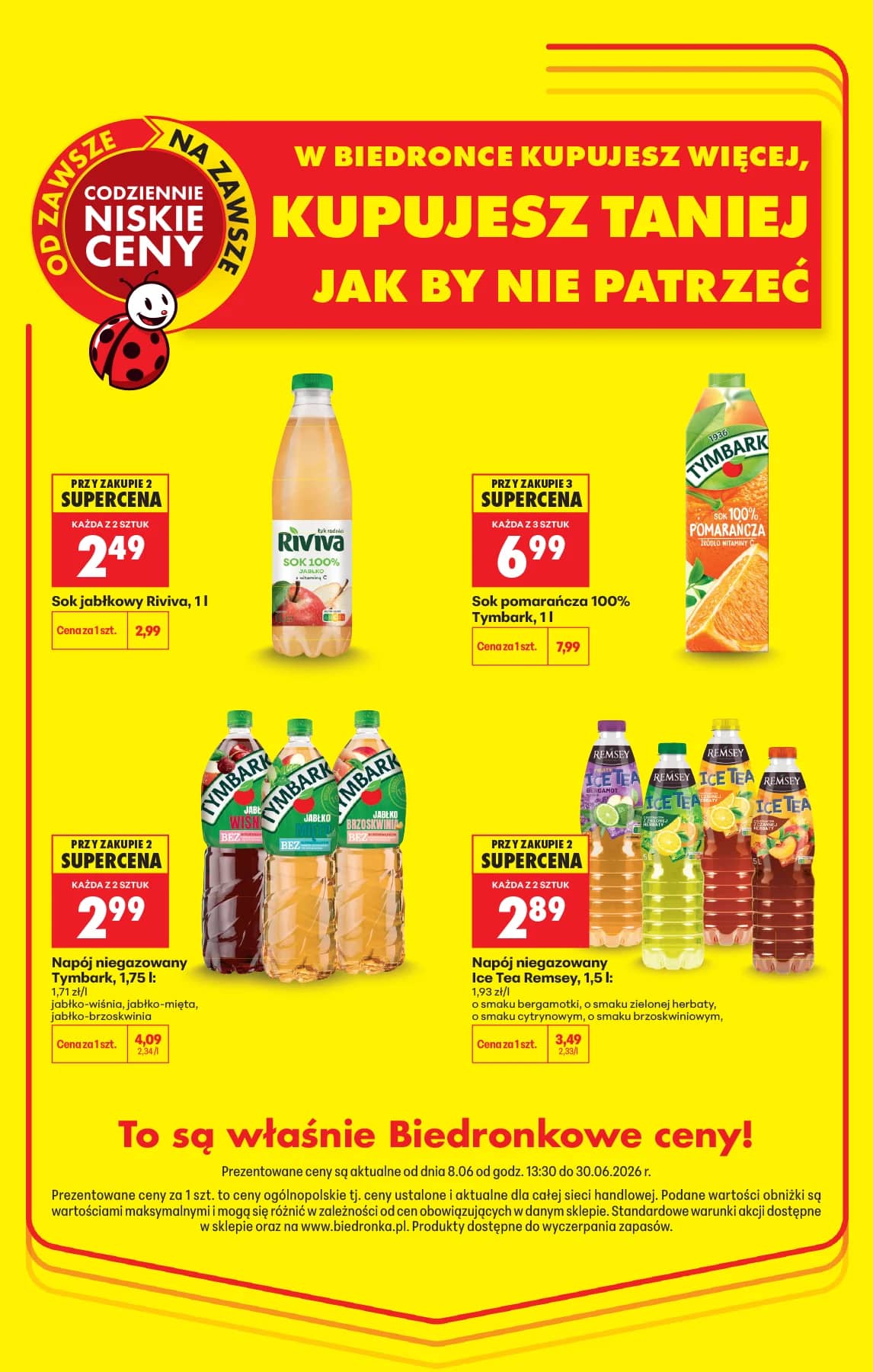 Biedronka - Codziennie niskie ceny P - oferta od 22.06 78 puslapis