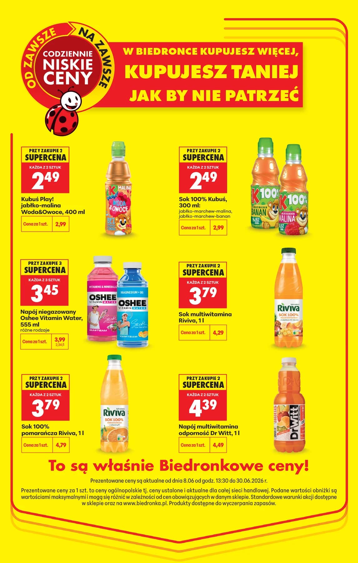 Biedronka - Codziennie niskie ceny P - oferta od 22.06 79 puslapis