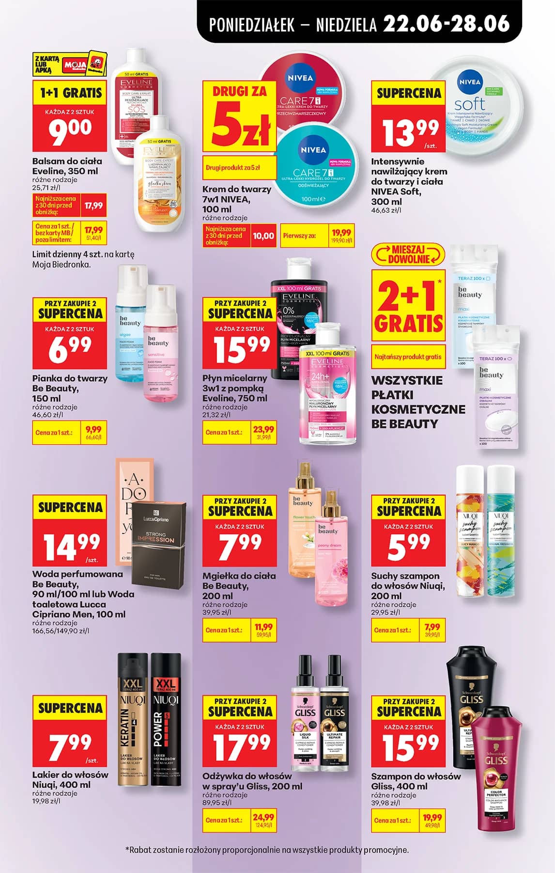 Biedronka - Codziennie niskie ceny P - oferta od 22.06 87 puslapis