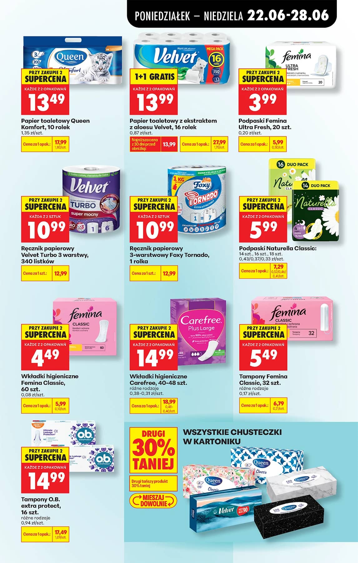 Biedronka - Codziennie niskie ceny P - oferta od 22.06 89 puslapis