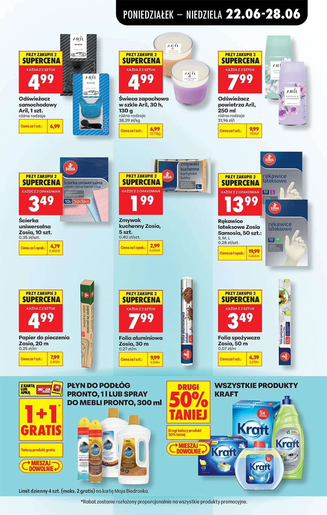 Biedronka - Codziennie niskie ceny P - oferta od 22.06 95 puslapis
