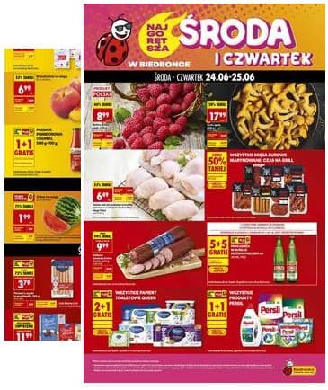 Biedronka - Najgorętsza środa i czwartek - oferta od 24.06 2026-06-24 – 2026-06-25