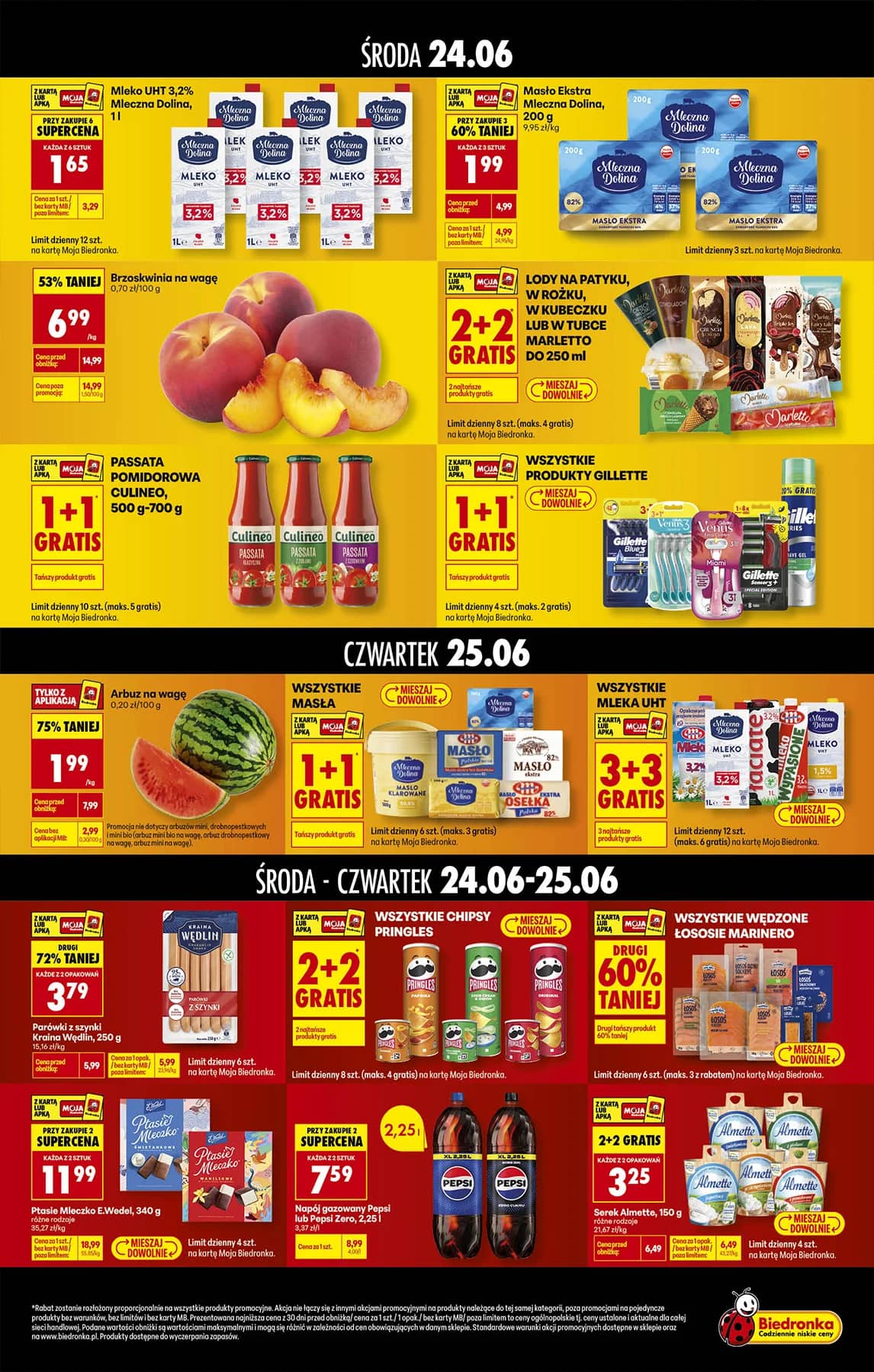 Biedronka - Najgorętsza środa i czwartek - oferta od 24.06 2 puslapis