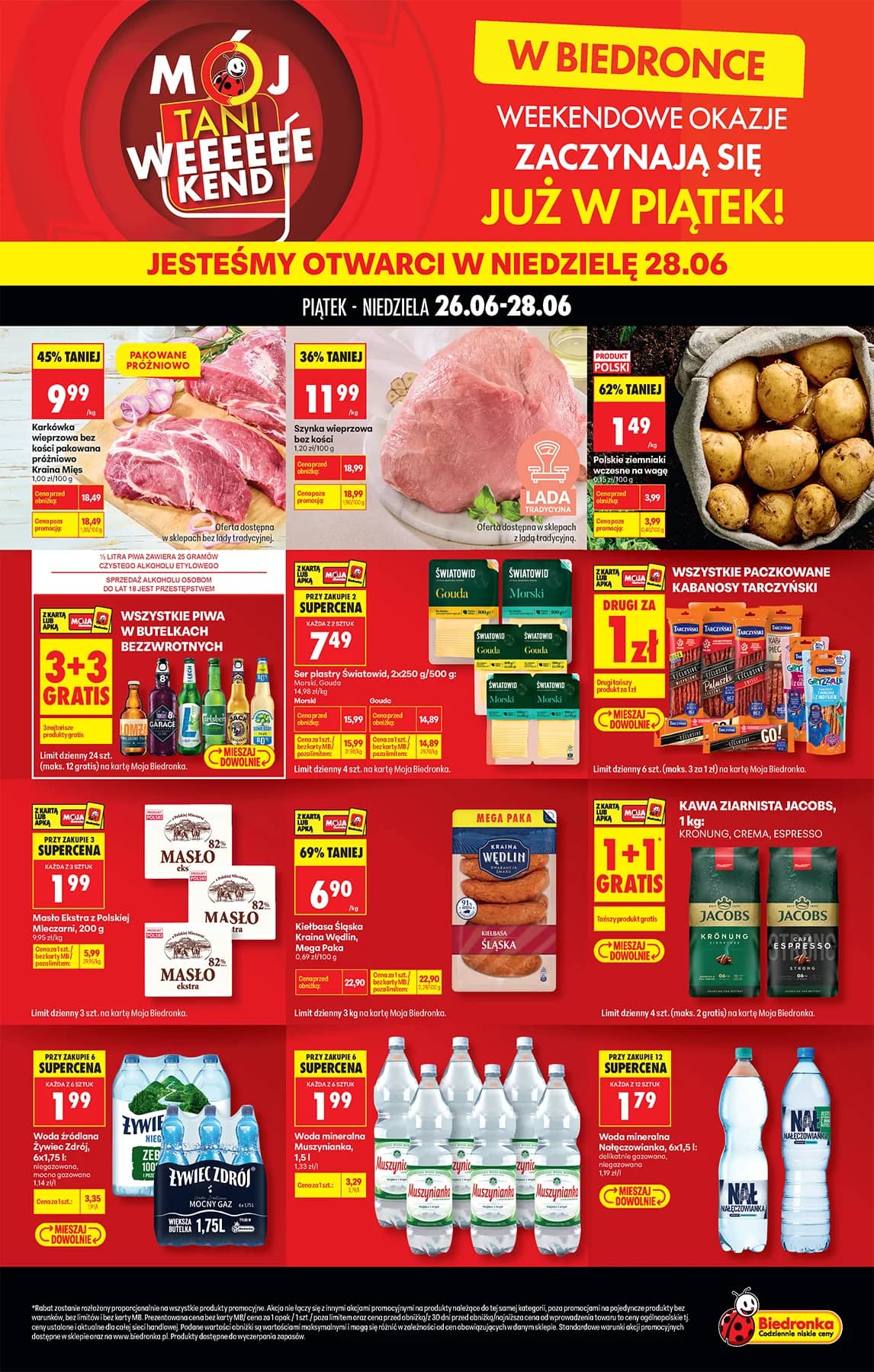 Biedronka - Tani weekend od 26.06 1 puslapis