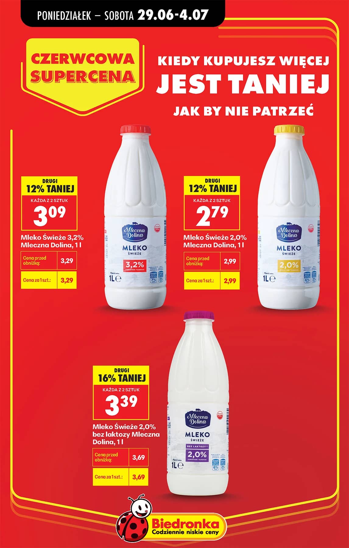 Biedronka - Codziennie niskie ceny P - oferta od 29.06 12 puslapis