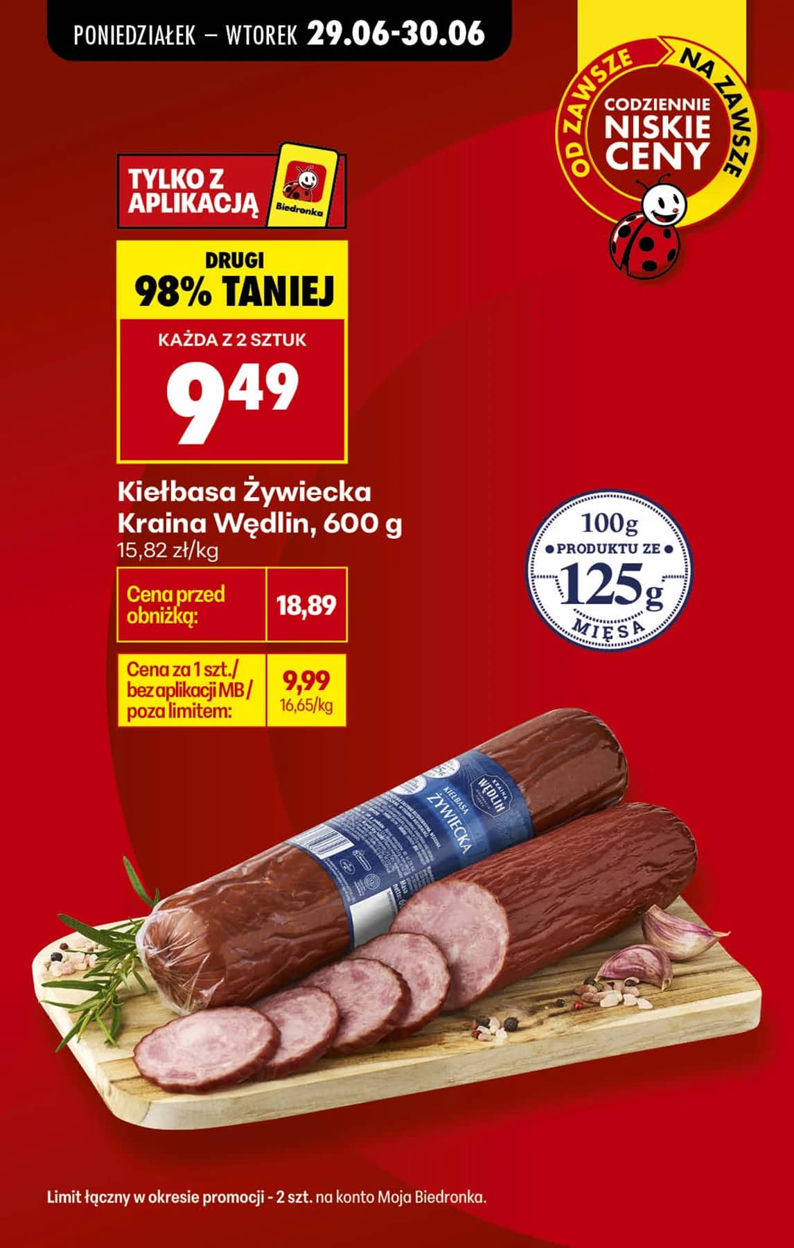 Biedronka - Codziennie niskie ceny P - oferta od 29.06 14 puslapis