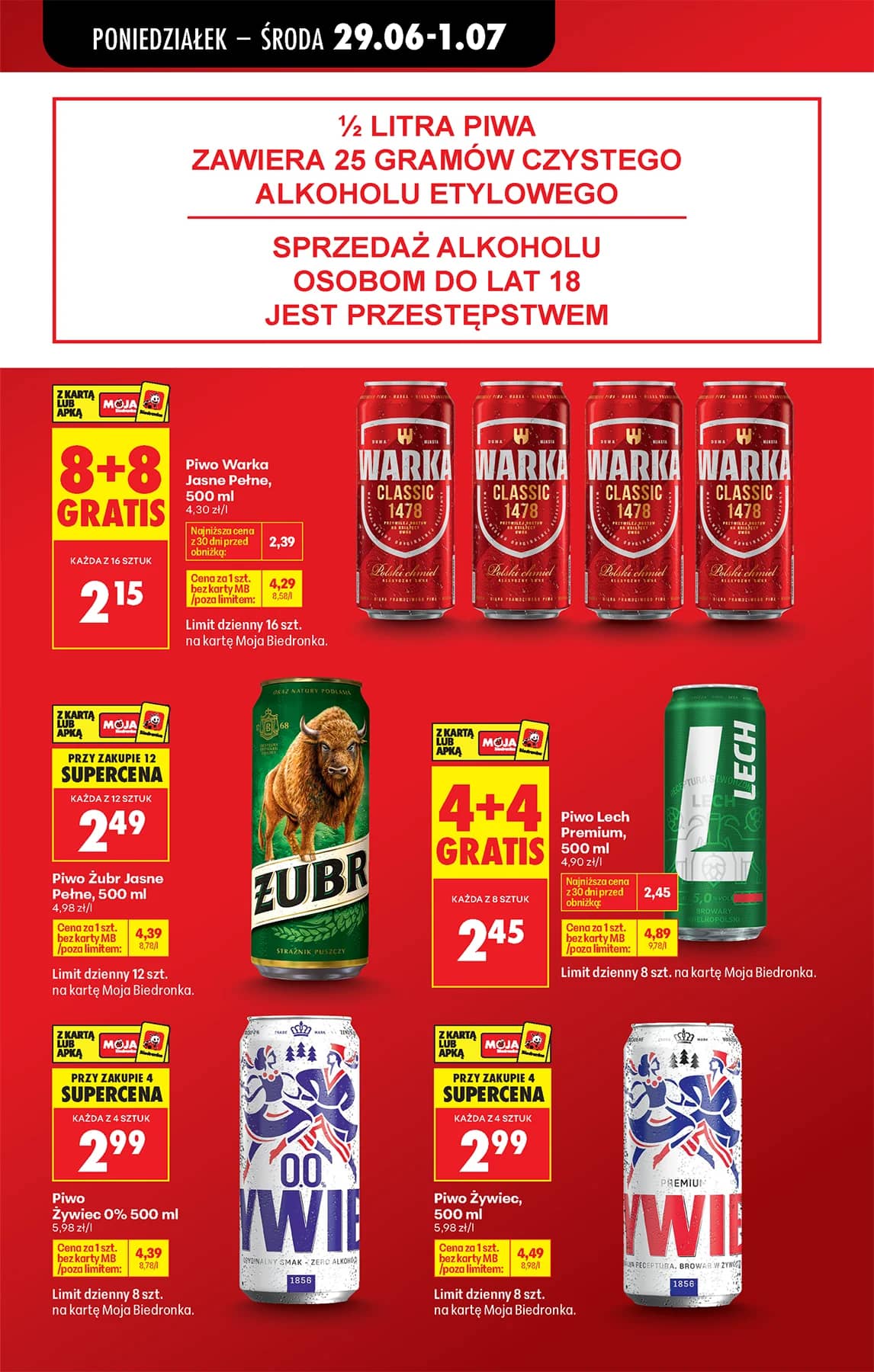 Biedronka - Codziennie niskie ceny P - oferta od 29.06 21 puslapis