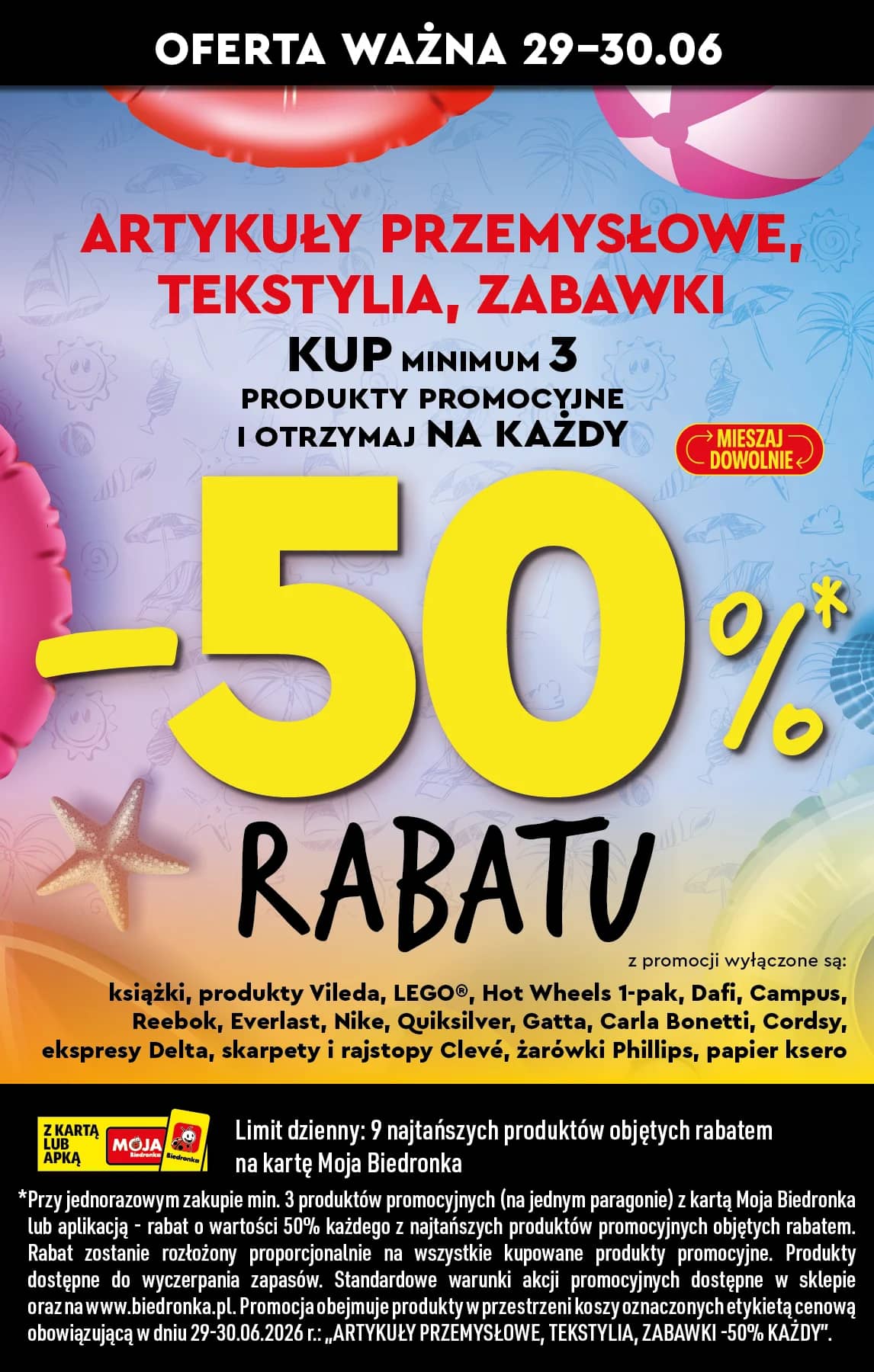 Biedronka - Codziennie niskie ceny P - oferta od 29.06 27 puslapis