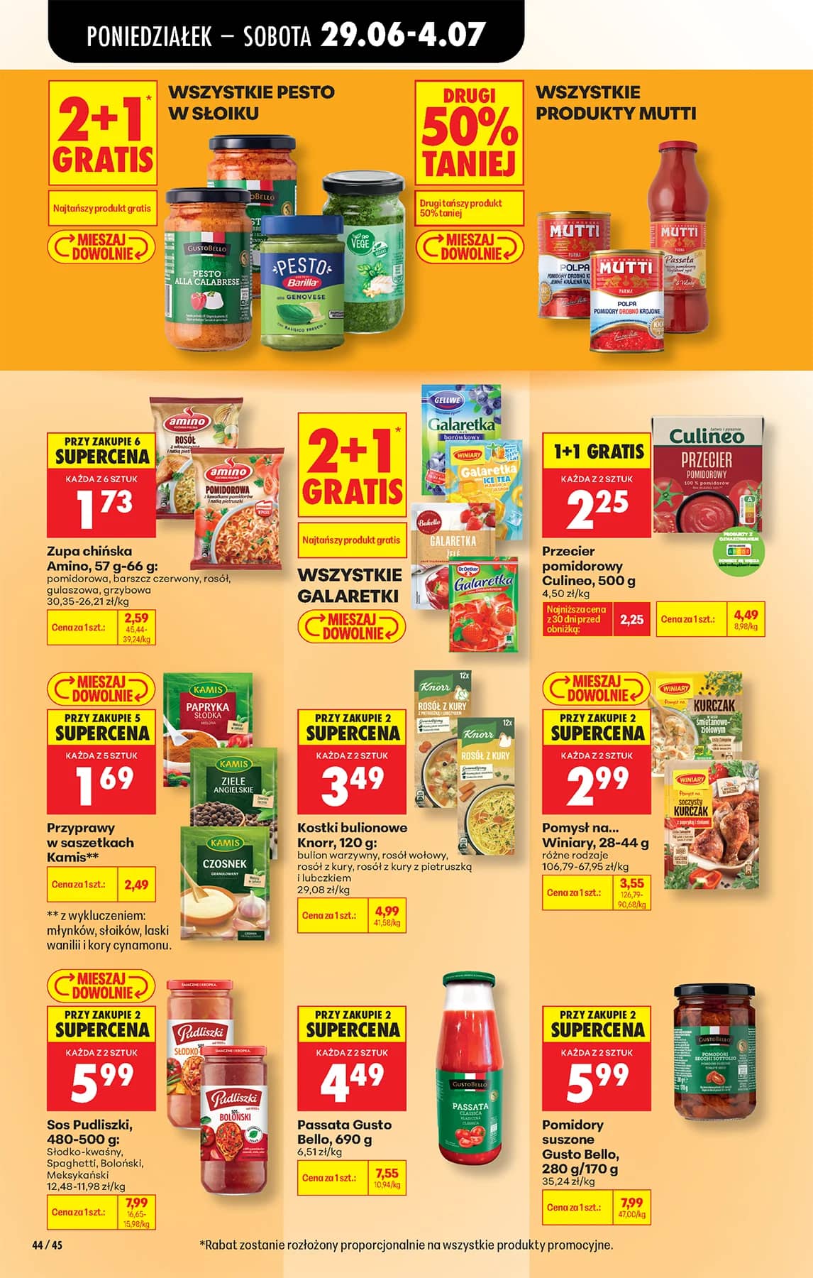 Biedronka - Codziennie niskie ceny P - oferta od 29.06 58 puslapis