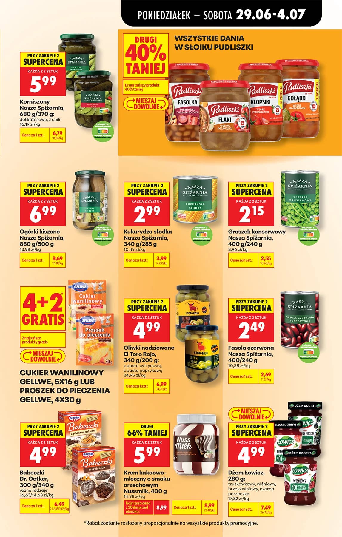 Biedronka - Codziennie niskie ceny P - oferta od 29.06 59 puslapis