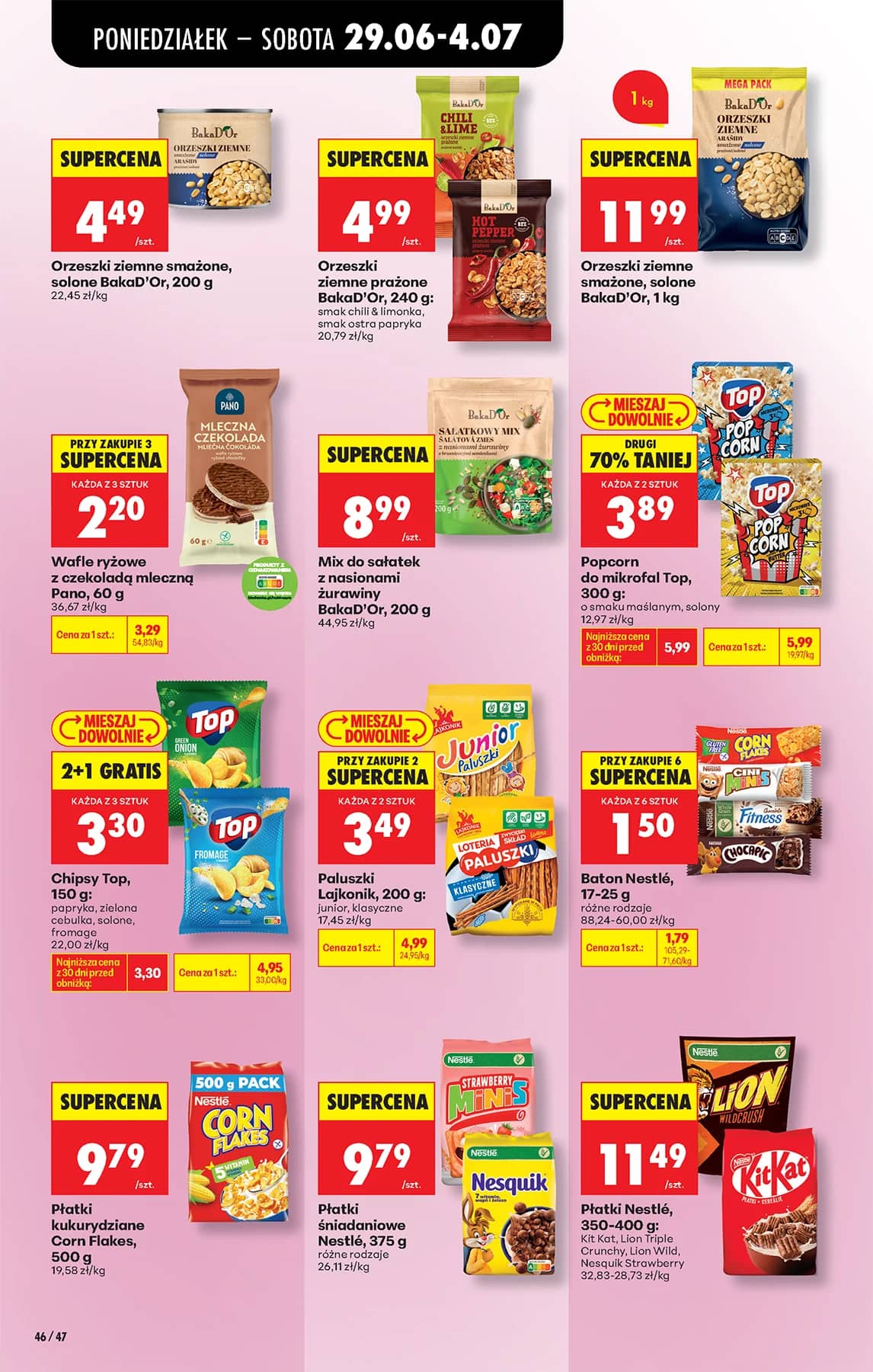 Biedronka - Codziennie niskie ceny P - oferta od 29.06 62 puslapis