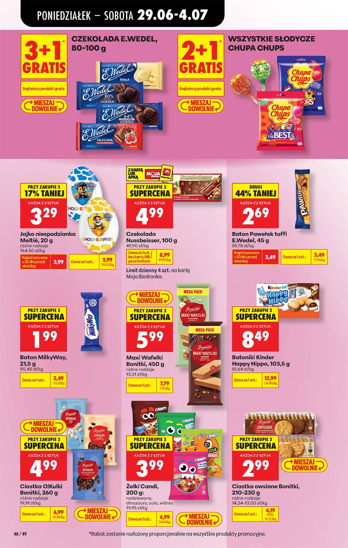 Biedronka - Codziennie niskie ceny P - oferta od 29.06 64 puslapis