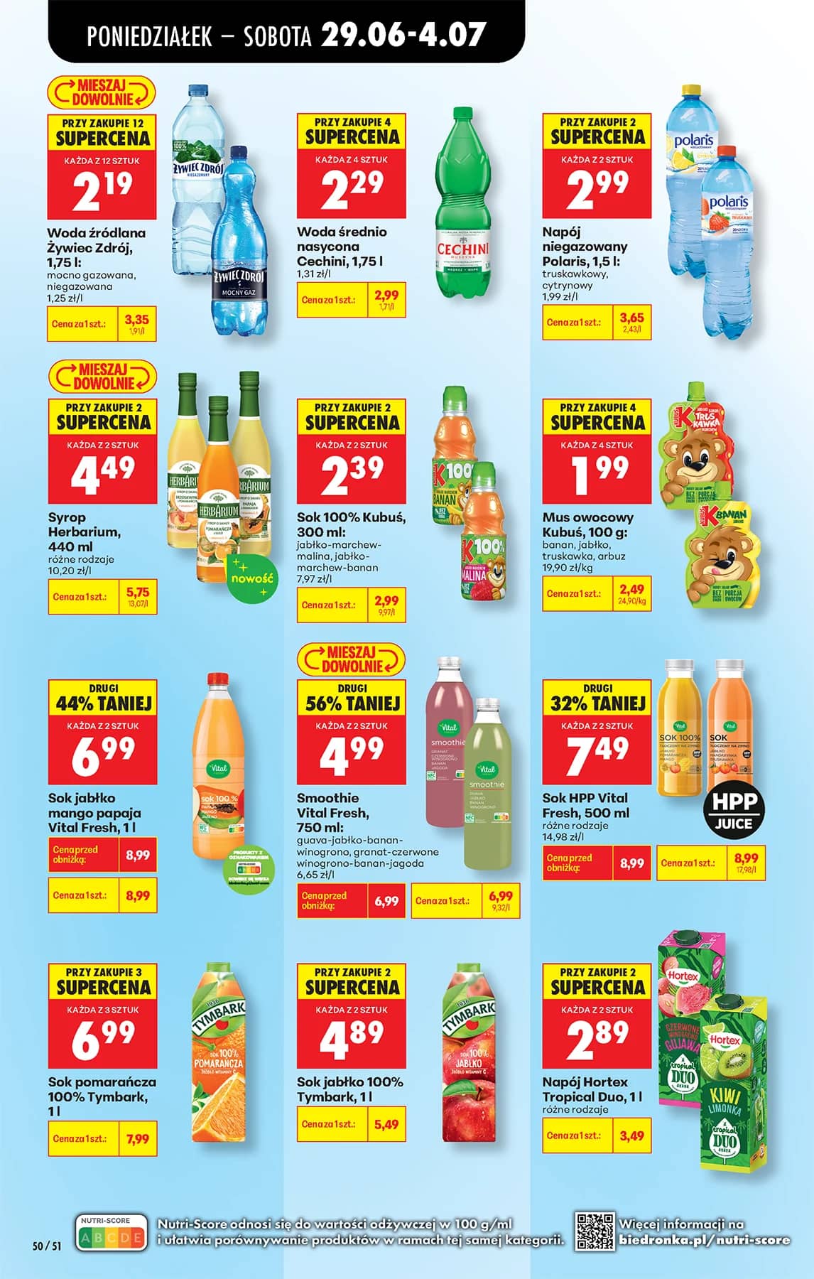 Biedronka - Codziennie niskie ceny P - oferta od 29.06 68 puslapis