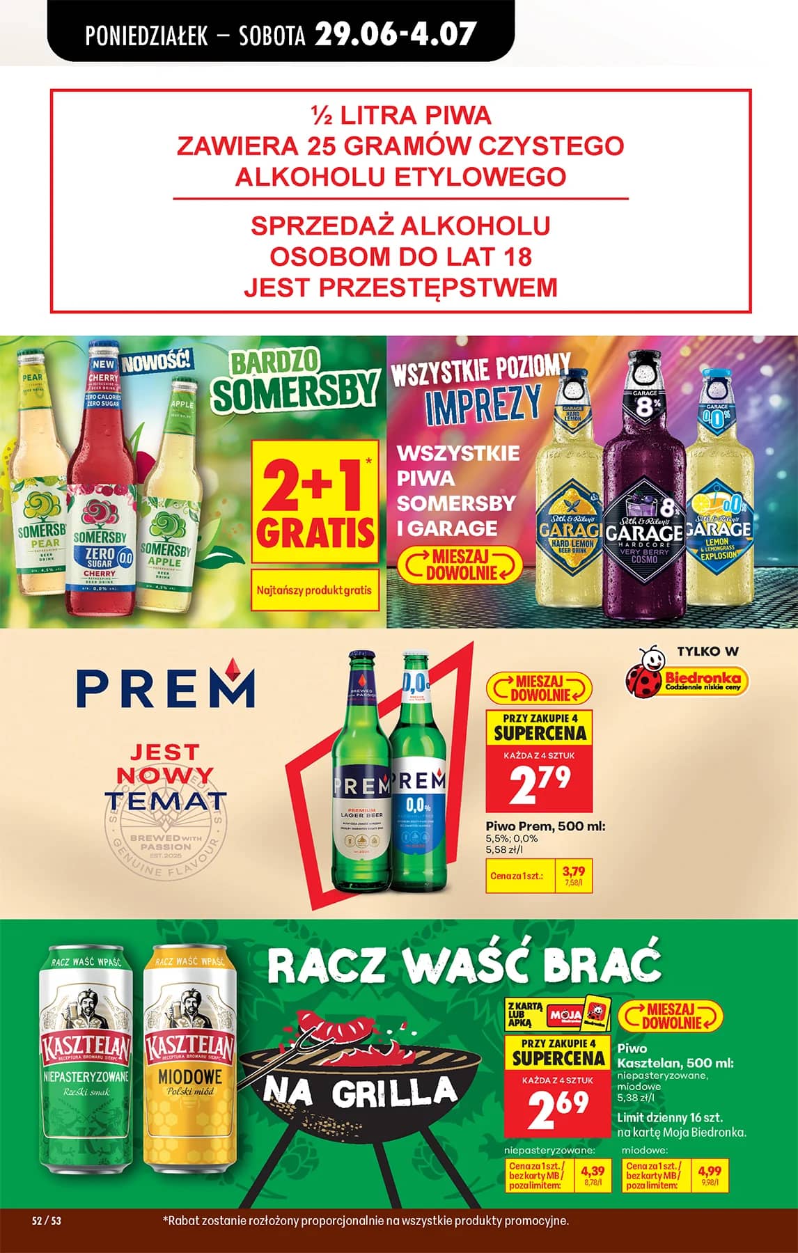 Biedronka - Codziennie niskie ceny P - oferta od 29.06 70 puslapis