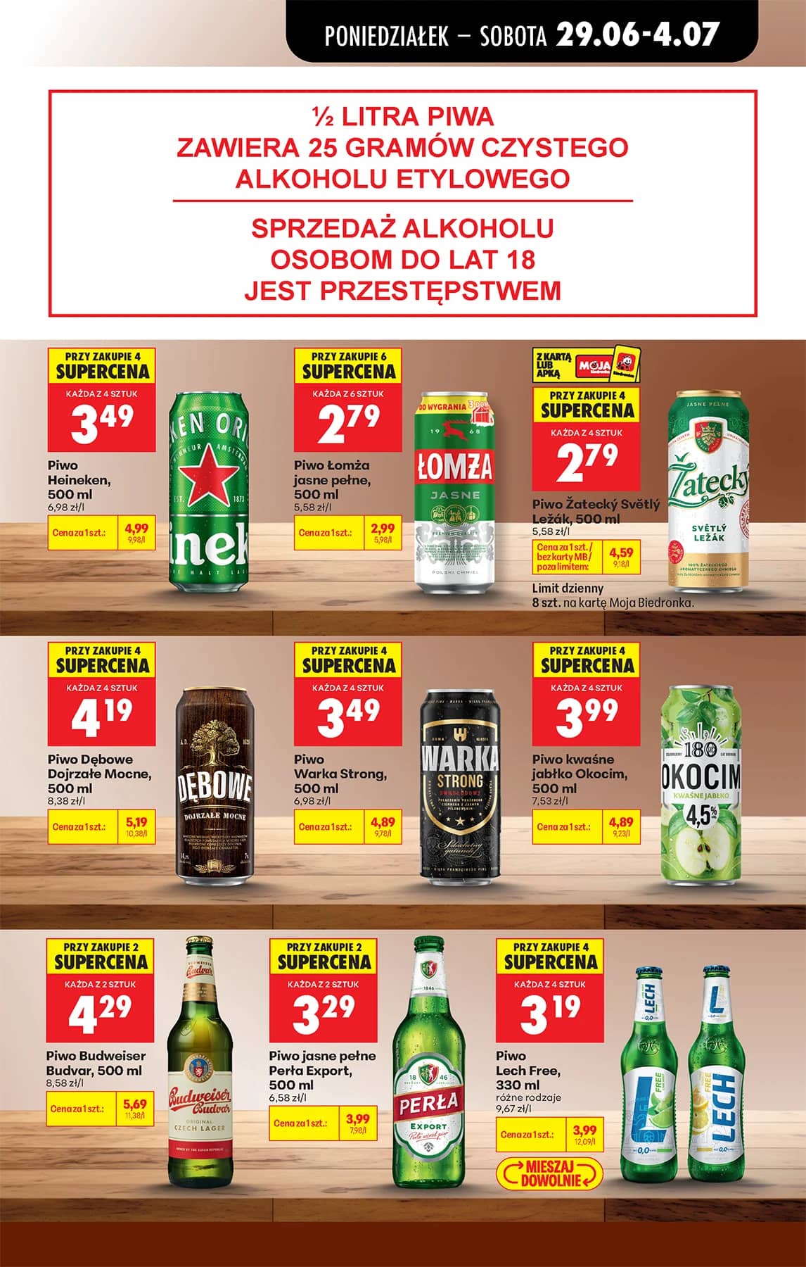 Biedronka - Codziennie niskie ceny P - oferta od 29.06 71 puslapis
