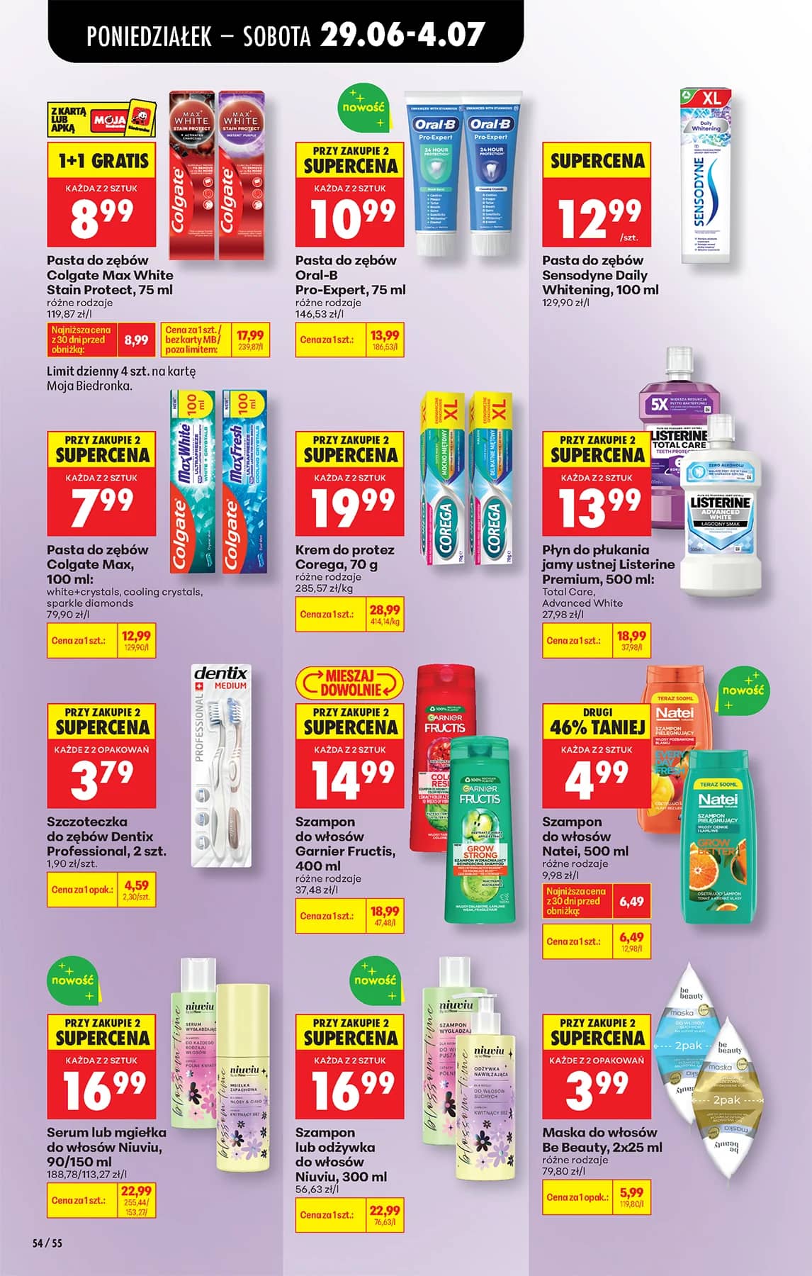 Biedronka - Codziennie niskie ceny P - oferta od 29.06 72 puslapis