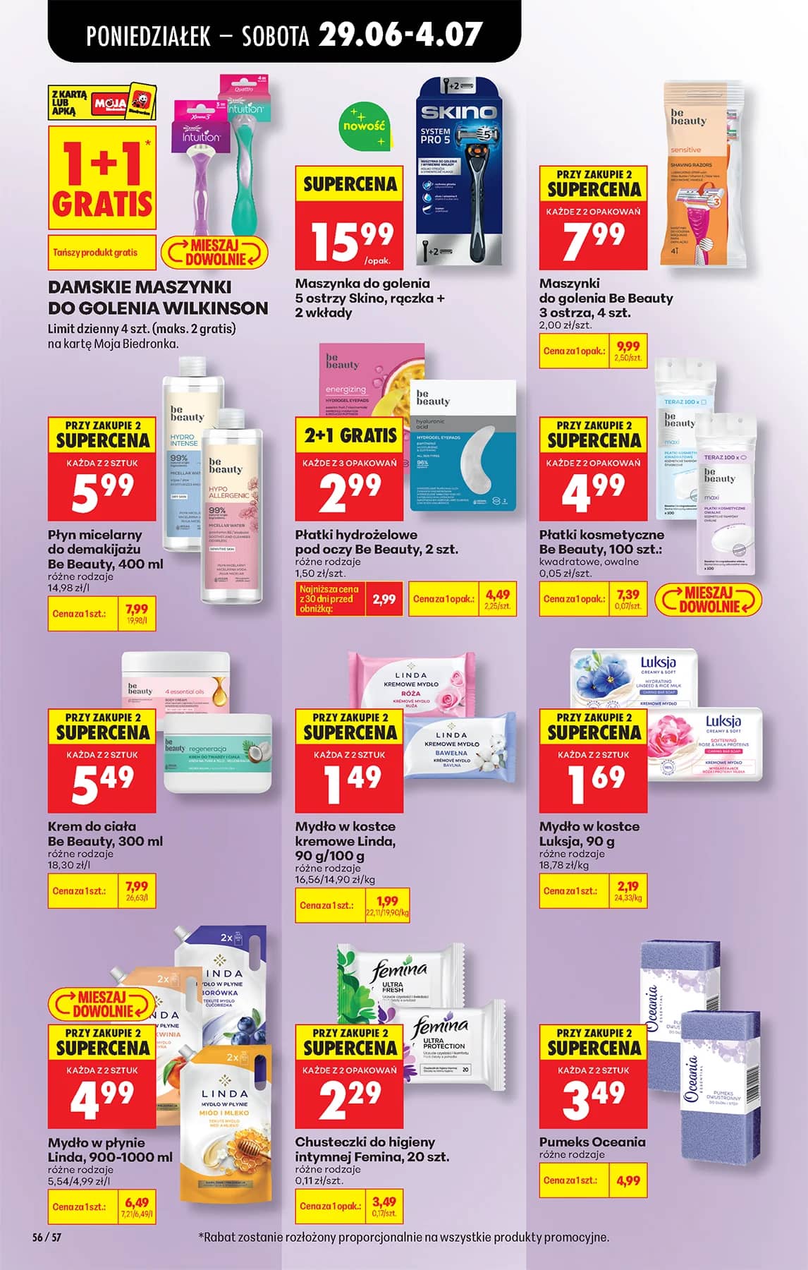 Biedronka - Codziennie niskie ceny P - oferta od 29.06 74 puslapis