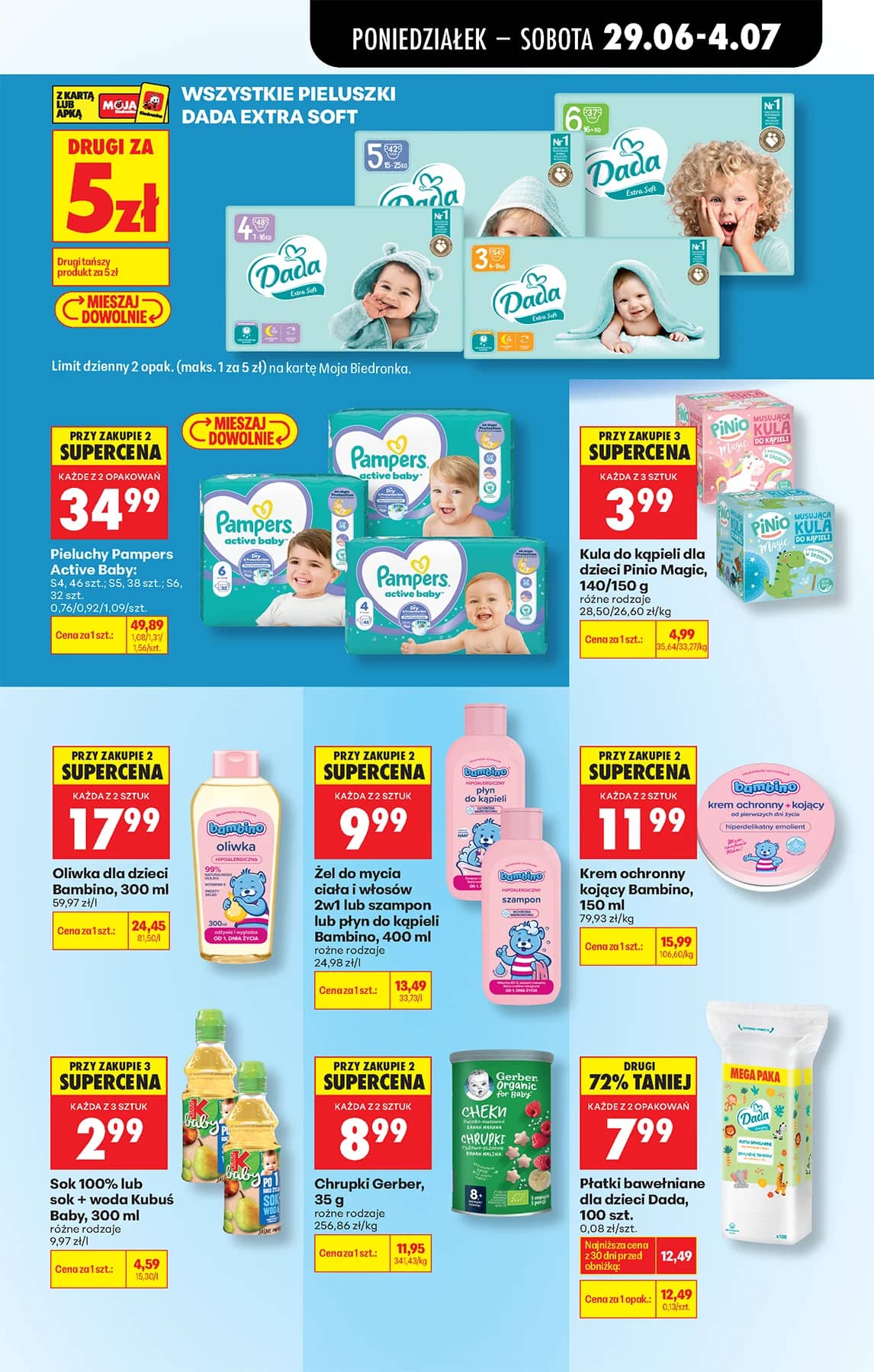 Biedronka - Codziennie niskie ceny P - oferta od 29.06 77 puslapis