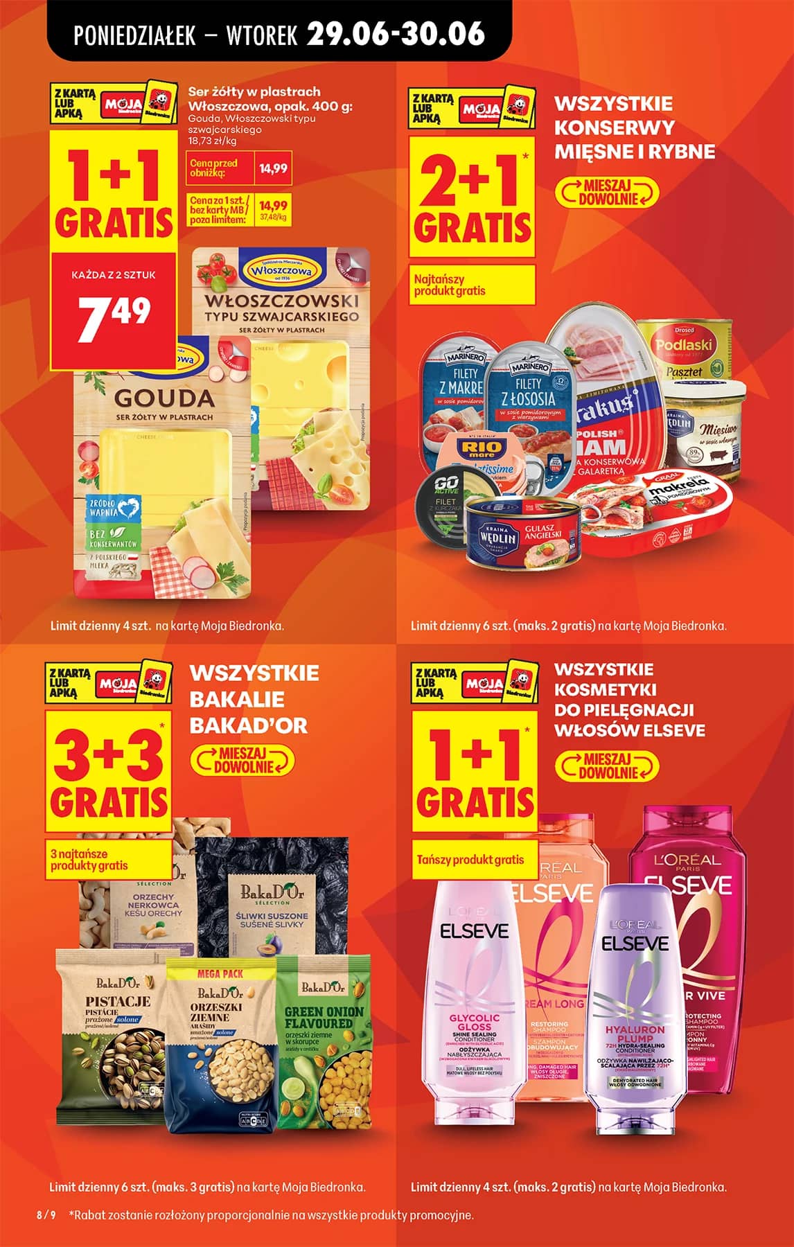 Biedronka - Codziennie niskie ceny P - oferta od 29.06 8 puslapis