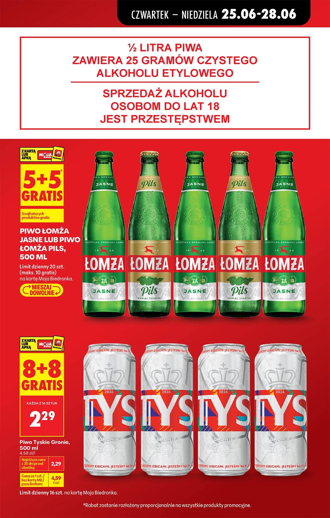 Biedronka - Codziennie niskie ceny P - oferta od 25.06 17 puslapis