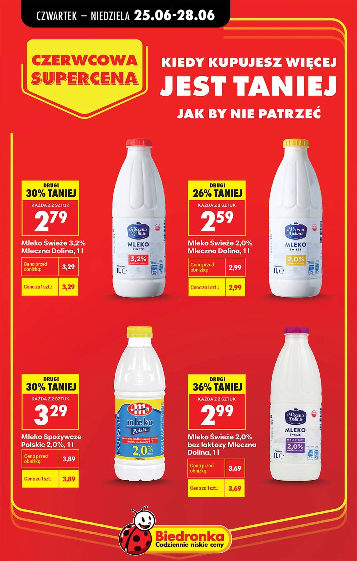 Biedronka - Codziennie niskie ceny P - oferta od 25.06 2 puslapis