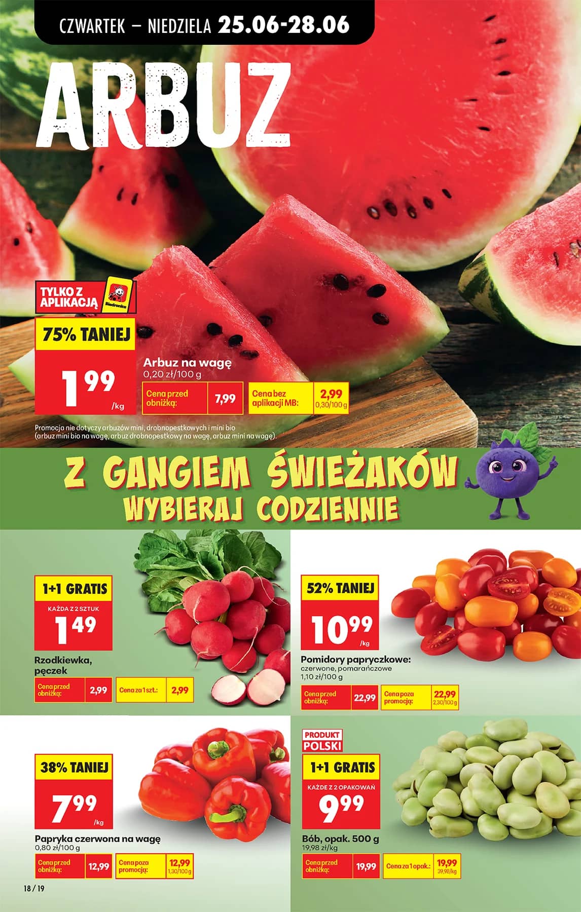 Biedronka - Codziennie niskie ceny P - oferta od 25.06 24 puslapis