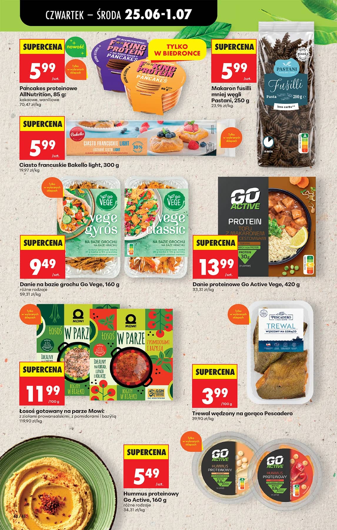 Biedronka - Codziennie niskie ceny P - oferta od 25.06 50 puslapis