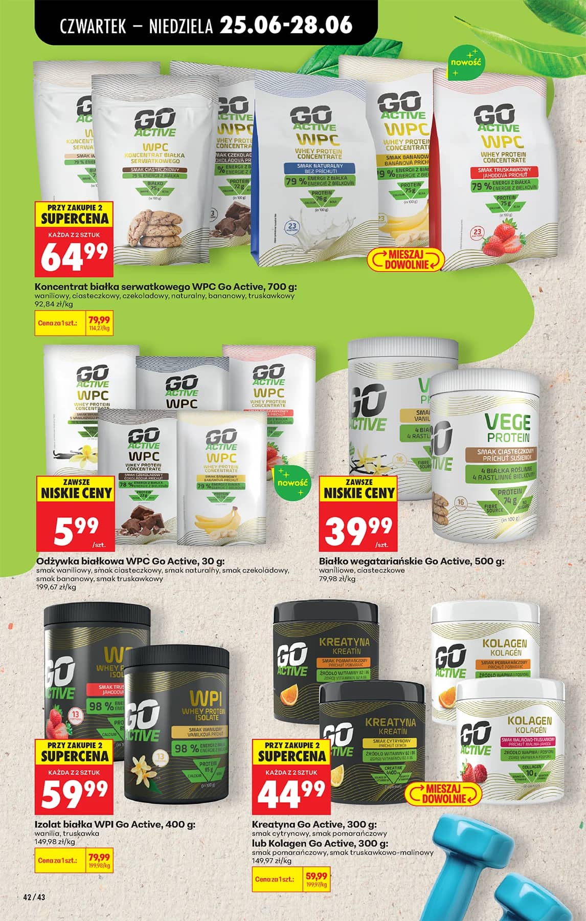 Biedronka - Codziennie niskie ceny P - oferta od 25.06 52 puslapis