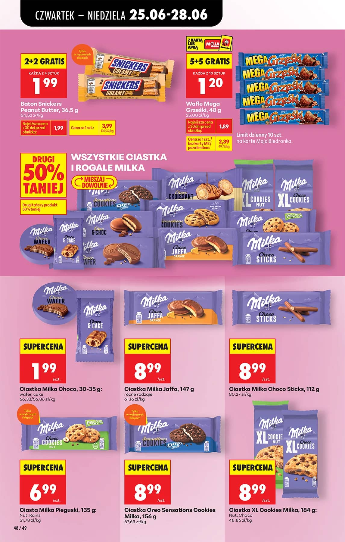Biedronka - Codziennie niskie ceny P - oferta od 25.06 62 puslapis