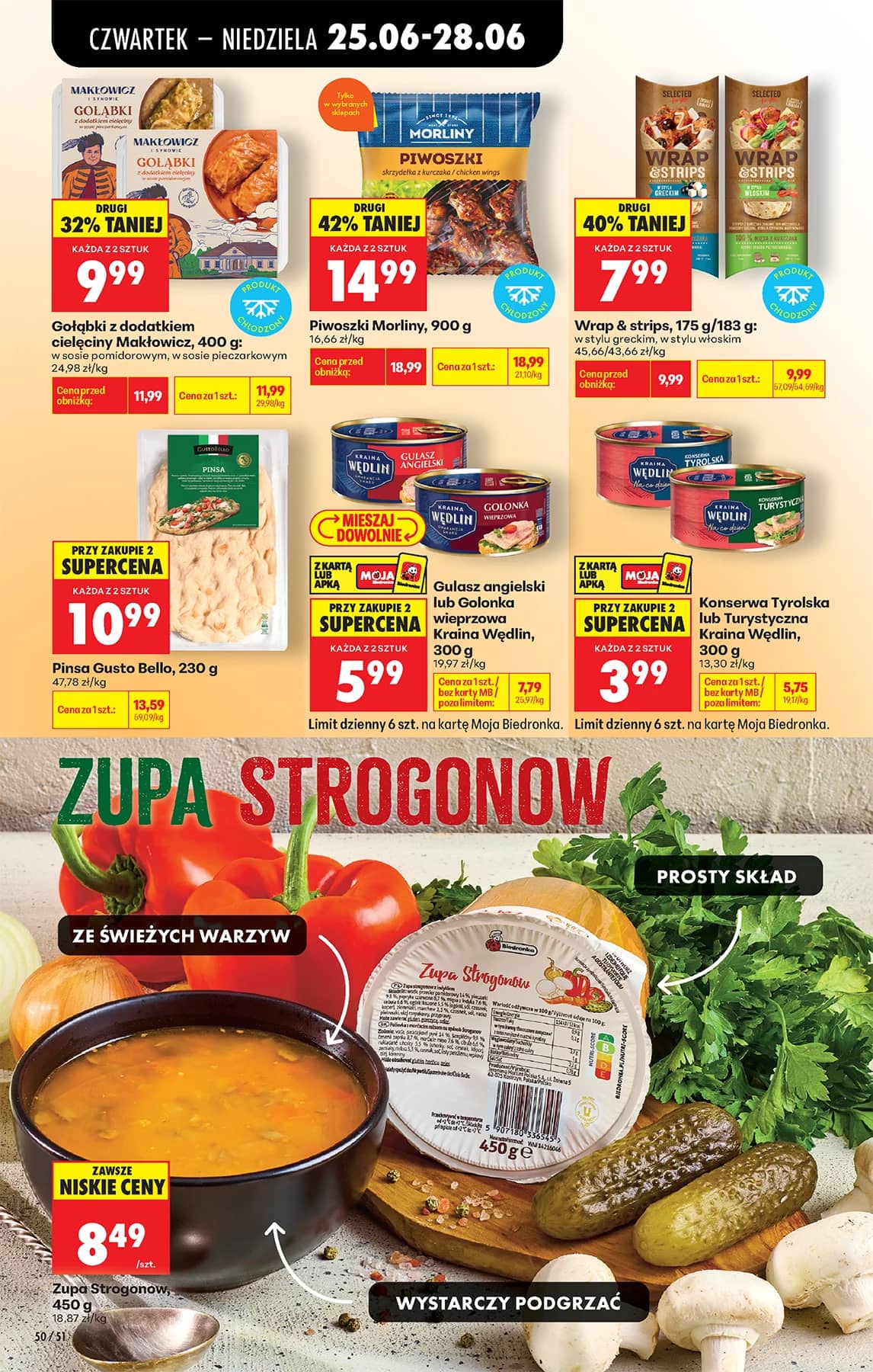 Biedronka - Codziennie niskie ceny P - oferta od 25.06 66 puslapis
