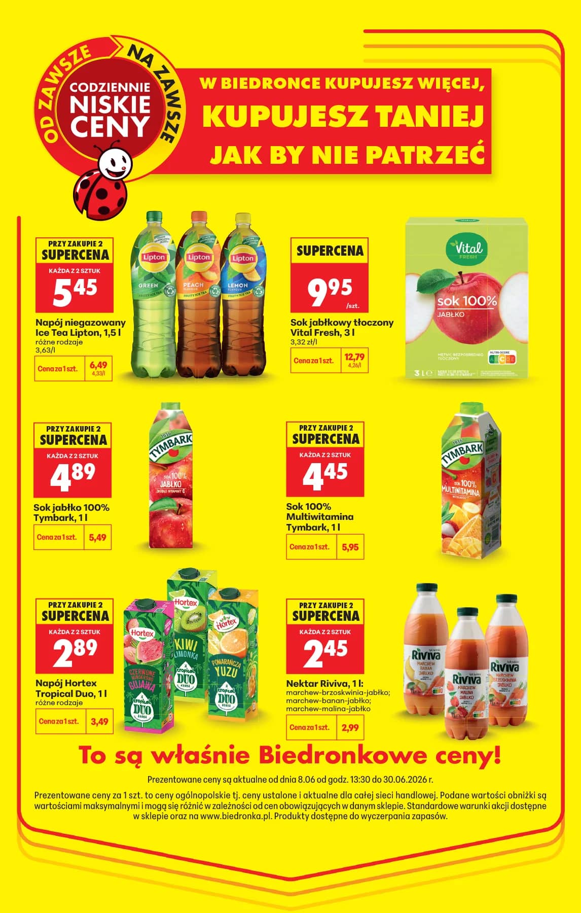 Biedronka - Codziennie niskie ceny P - oferta od 25.06 69 puslapis