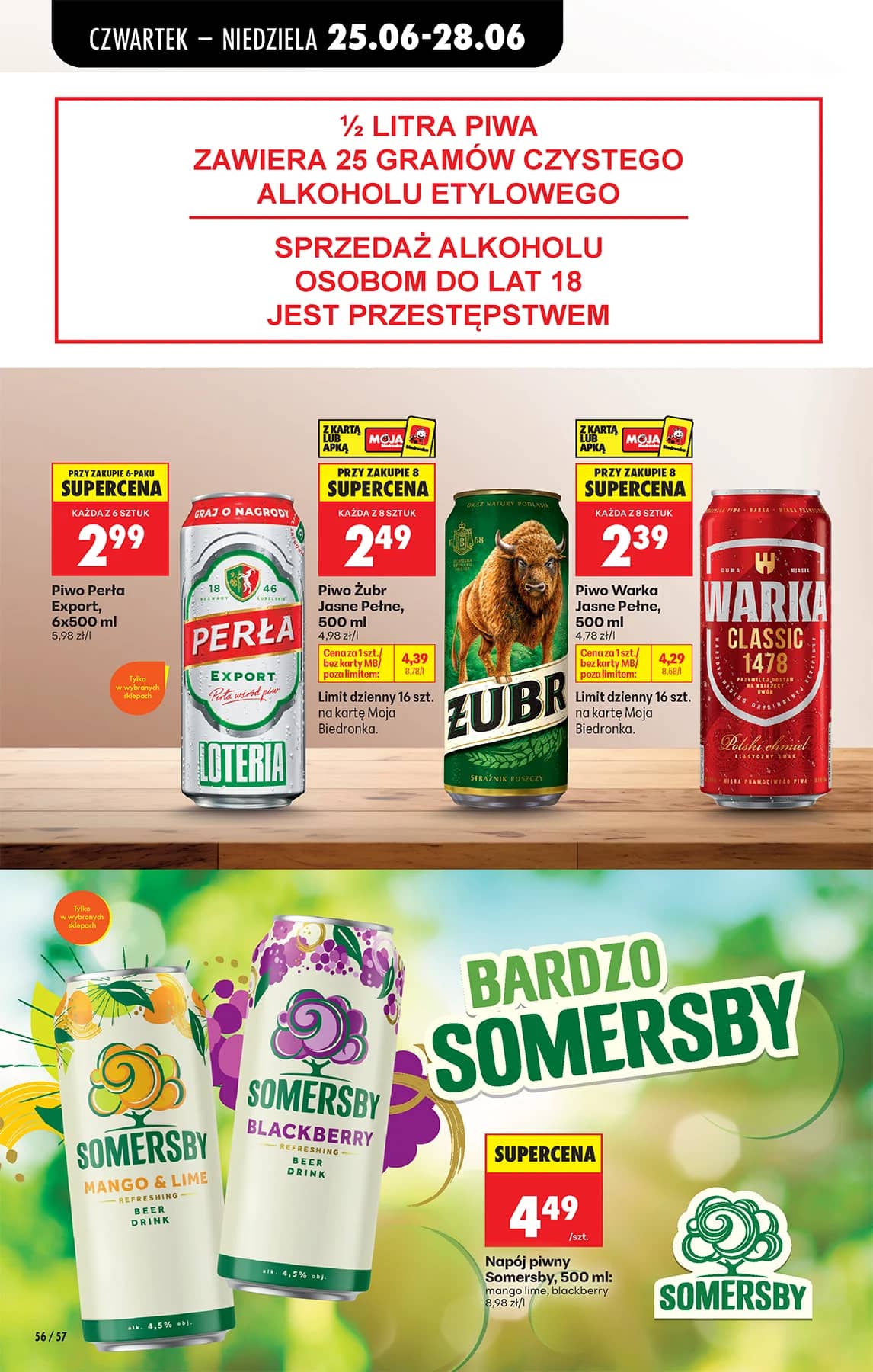 Biedronka - Codziennie niskie ceny P - oferta od 25.06 78 puslapis
