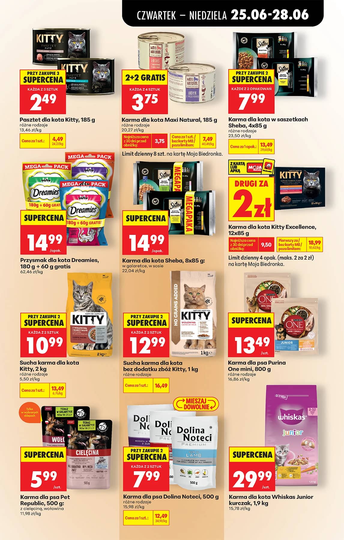 Biedronka - Codziennie niskie ceny P - oferta od 25.06 89 puslapis