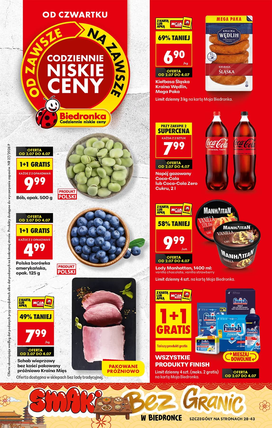 Biedronka - Codziennie niskie ceny P - oferta od 02.07 1 puslapis
