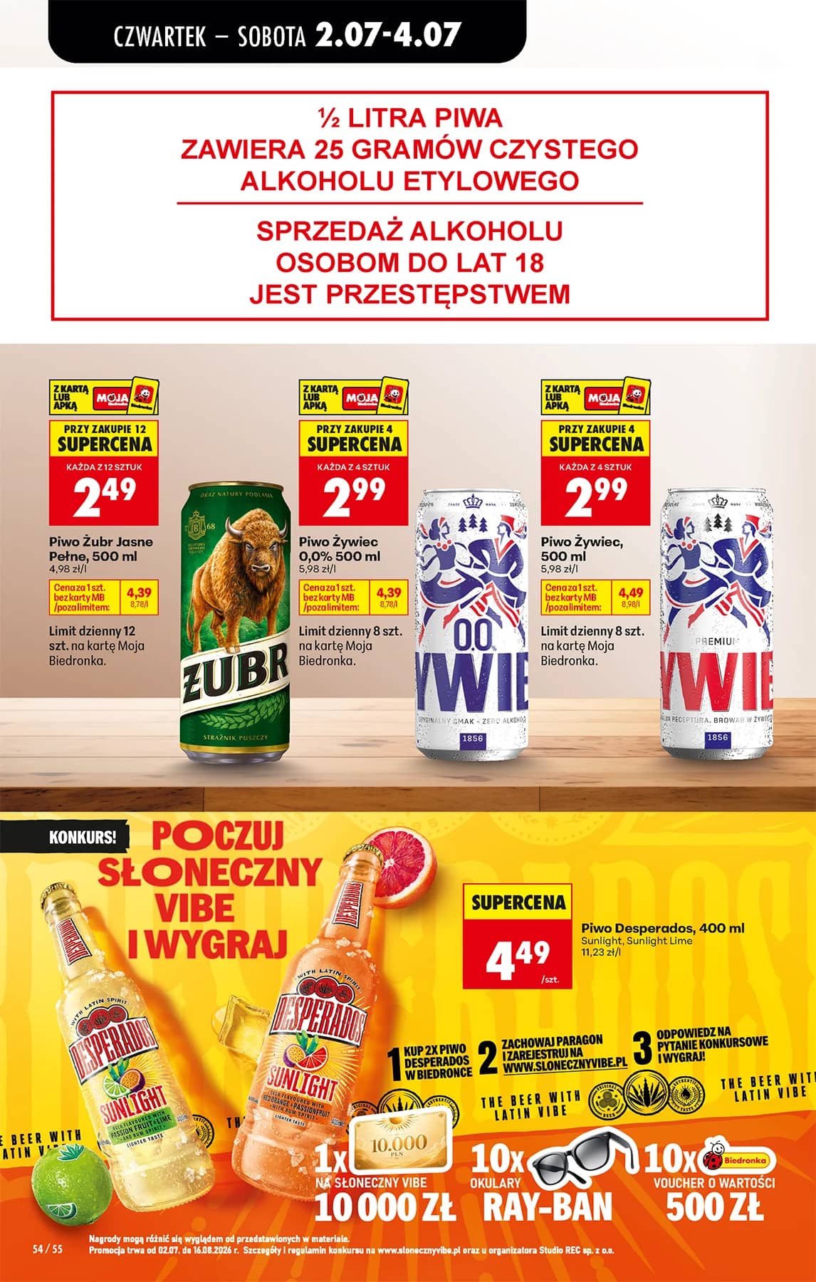 Biedronka - Codziennie niskie ceny P - oferta od 02.07 64 puslapis