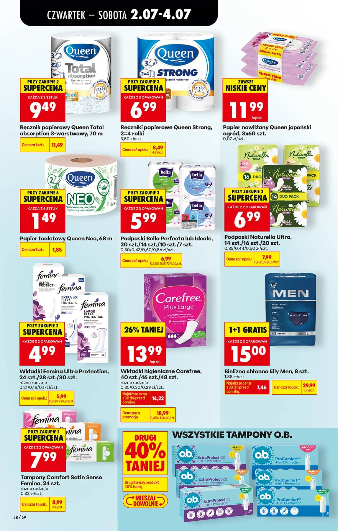 Biedronka - Codziennie niskie ceny P - oferta od 02.07 68 puslapis