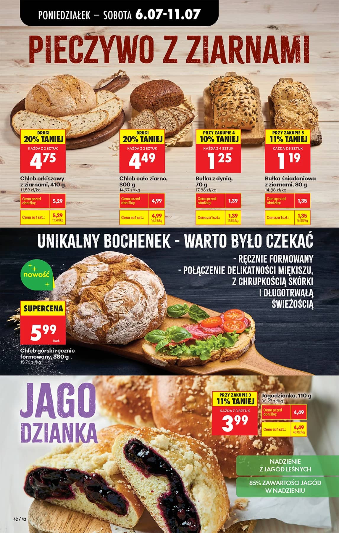 Biedronka - Codziennie niskie ceny P - oferta od 06.07 62 puslapis